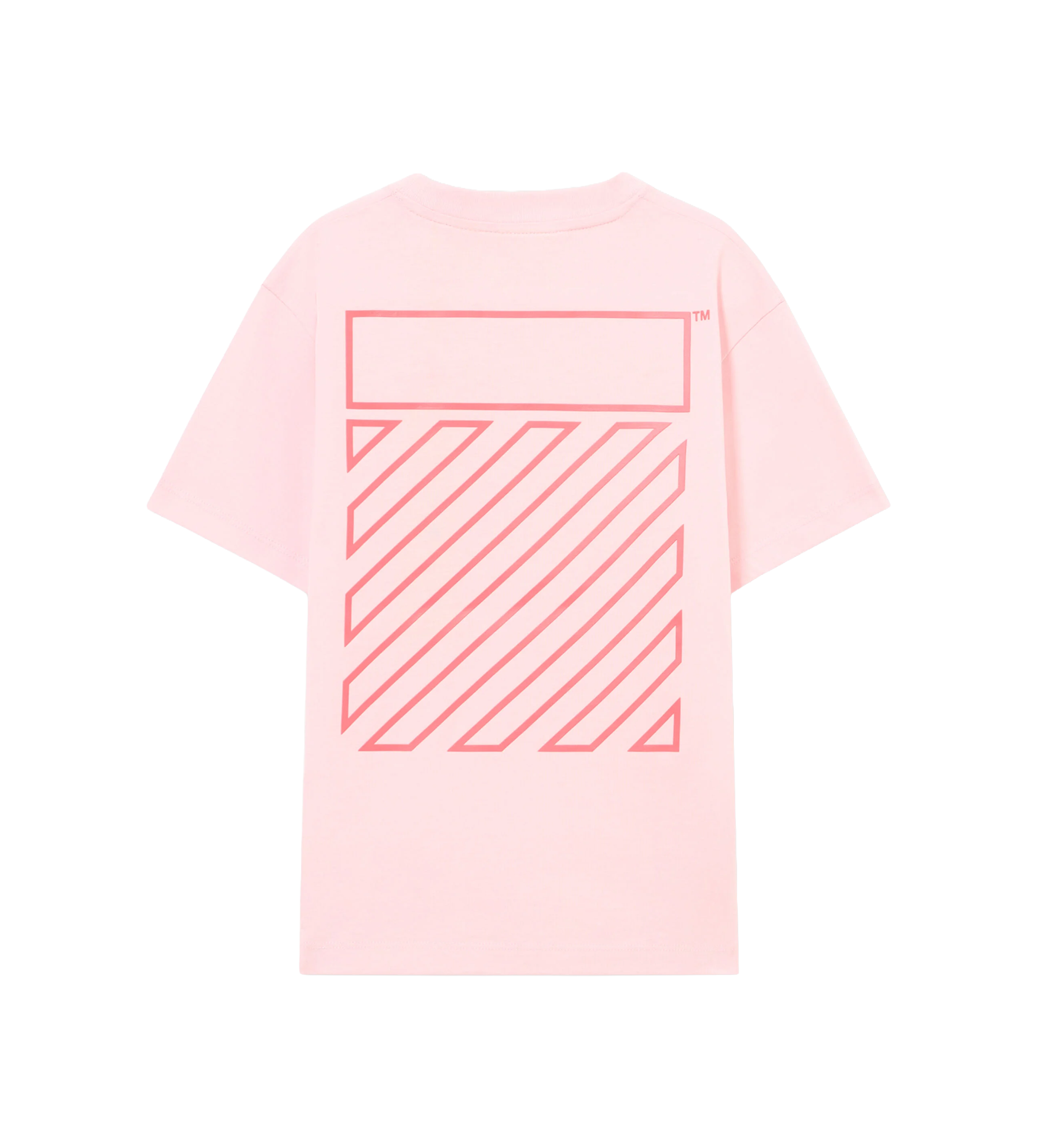 Off-White Off Diagonal T-Shirt in Pink