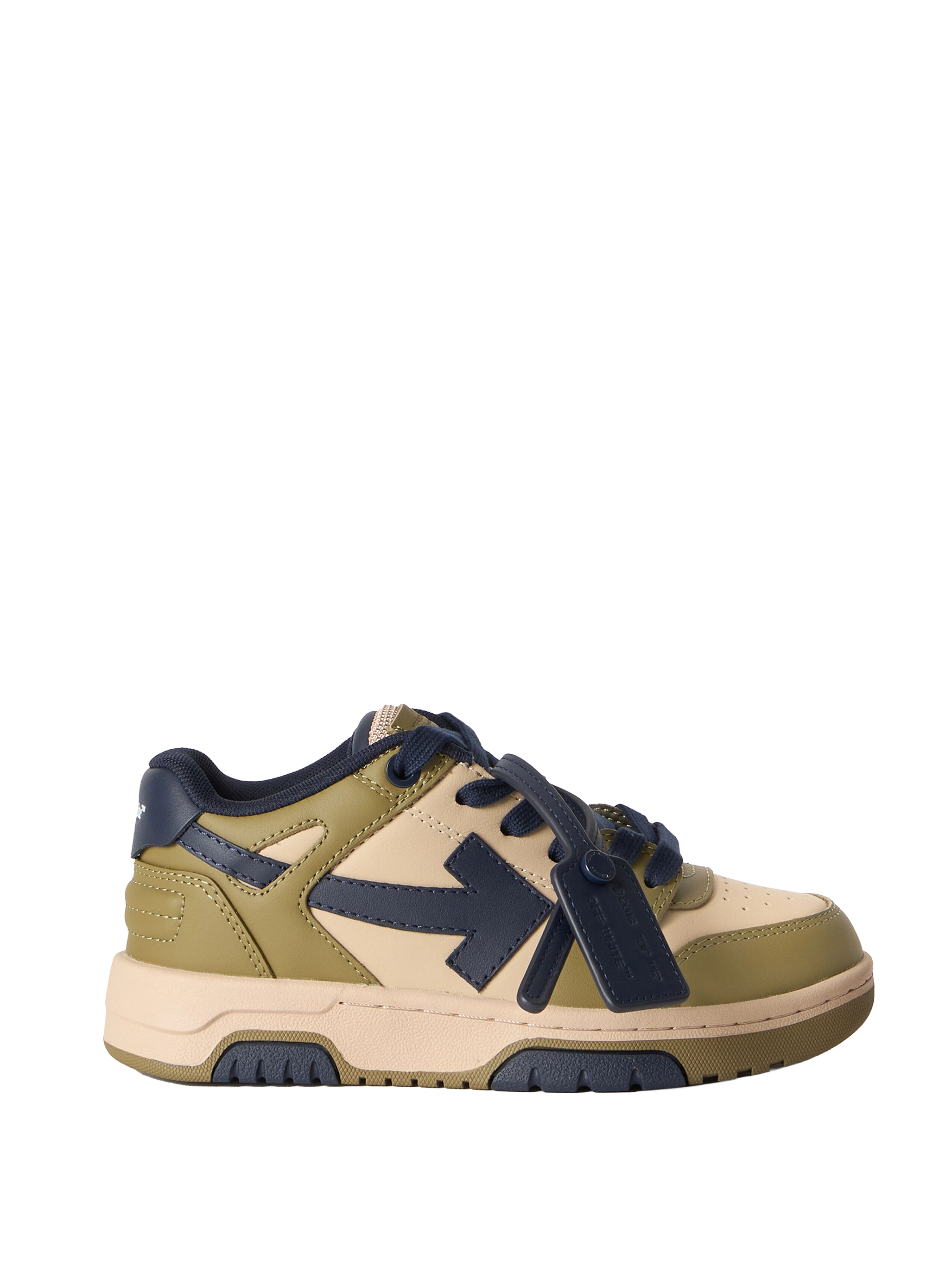Off-White Out Of Office Sneakers in Olive Green