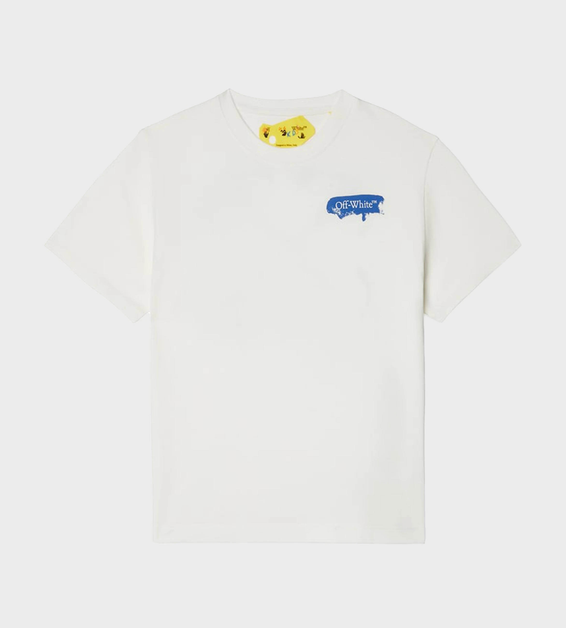 off white color graphic tee