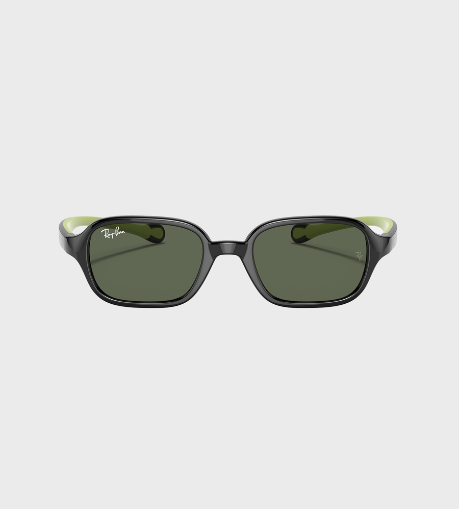 Square-Frame Tinted Sunglasses Black