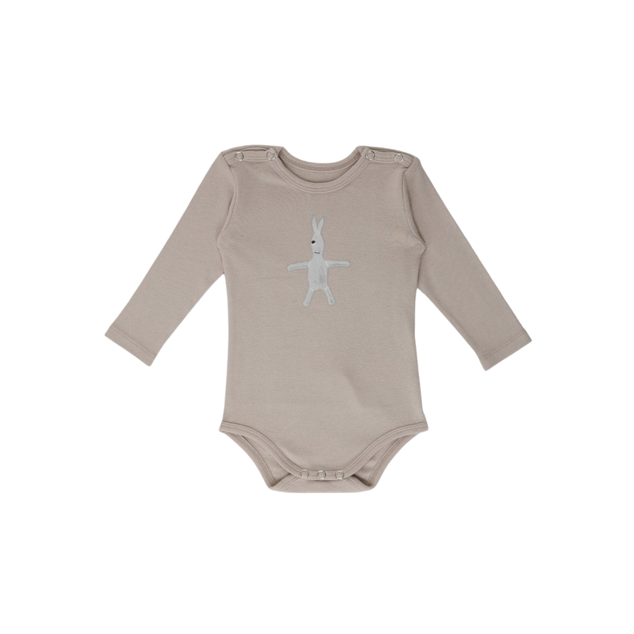 Rick Owens Concordians Long Bodysuit in Pearl/ Milk (Baby)
