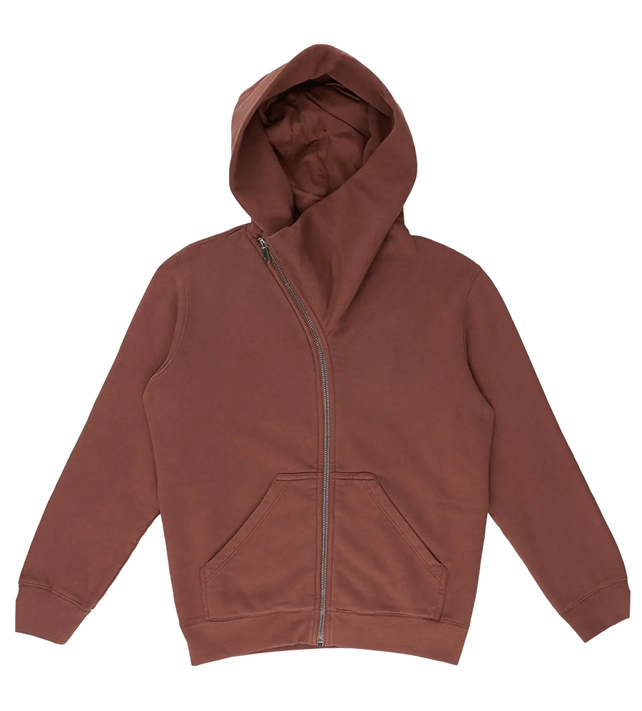 Rick Owens Concordians Mountain Hoodie in Brown (Kids):