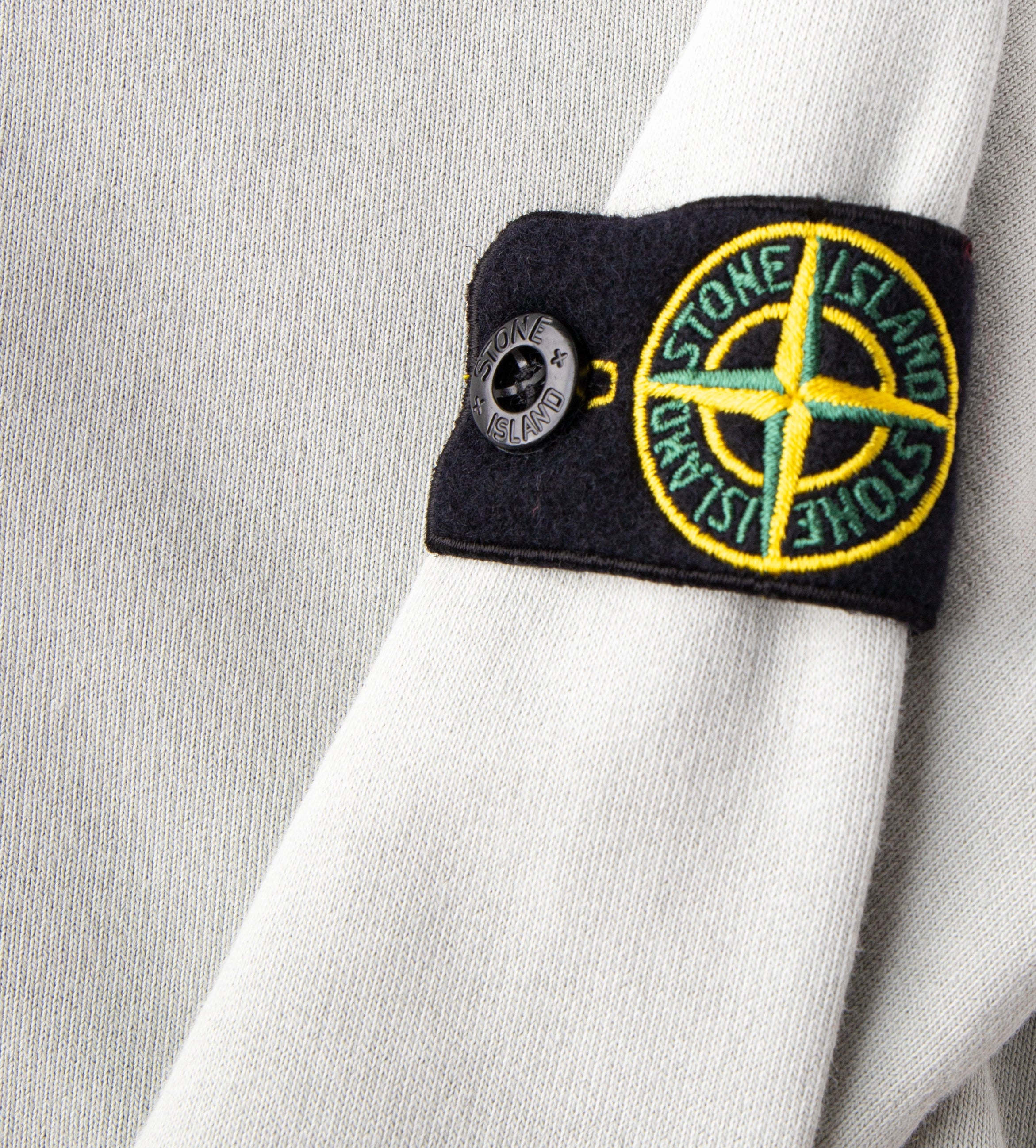 Compass Badge Sweater Pearl Grey