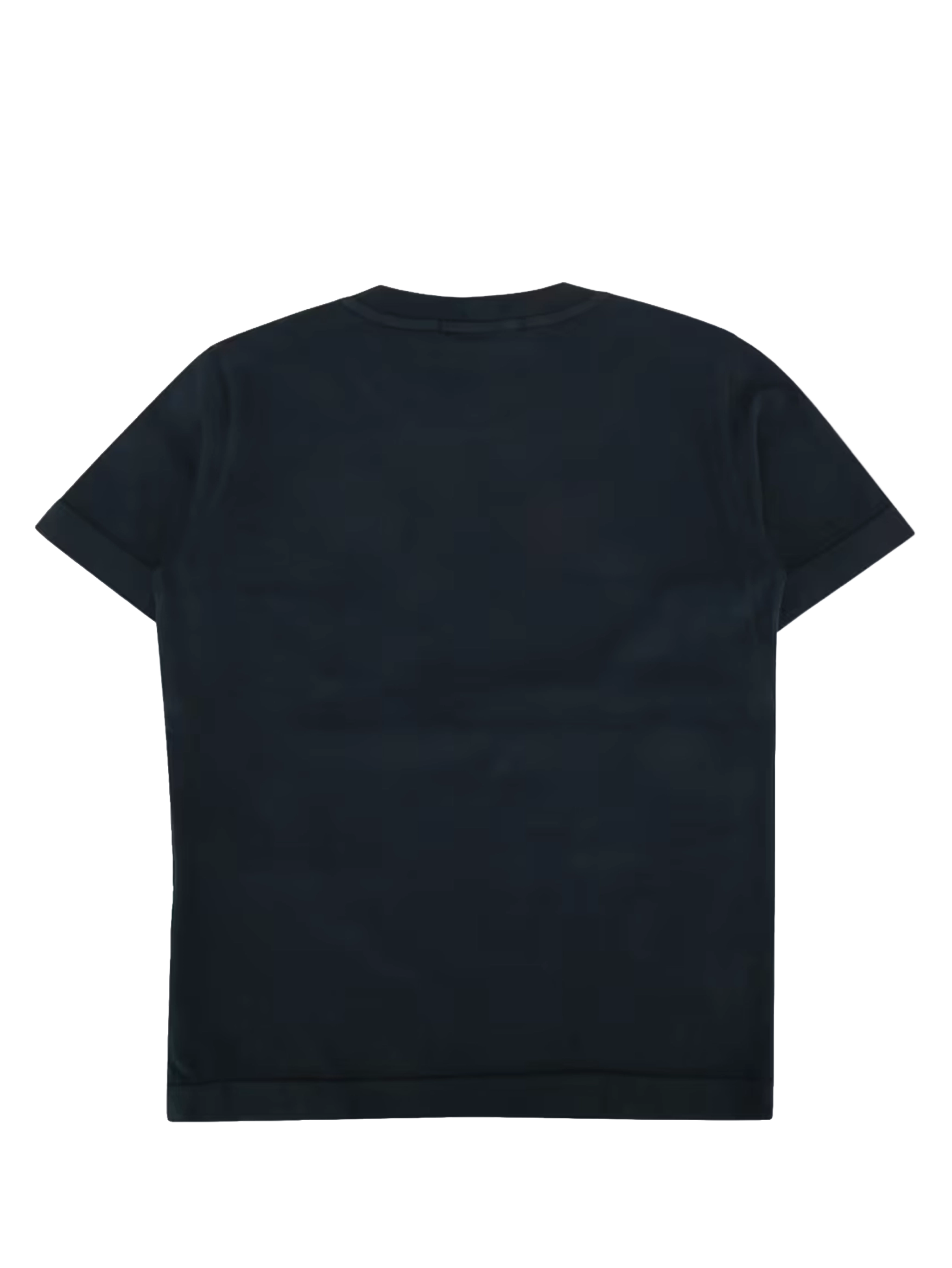 Stone Island Junior Compass Patch T-Shirt in Donkerblauw