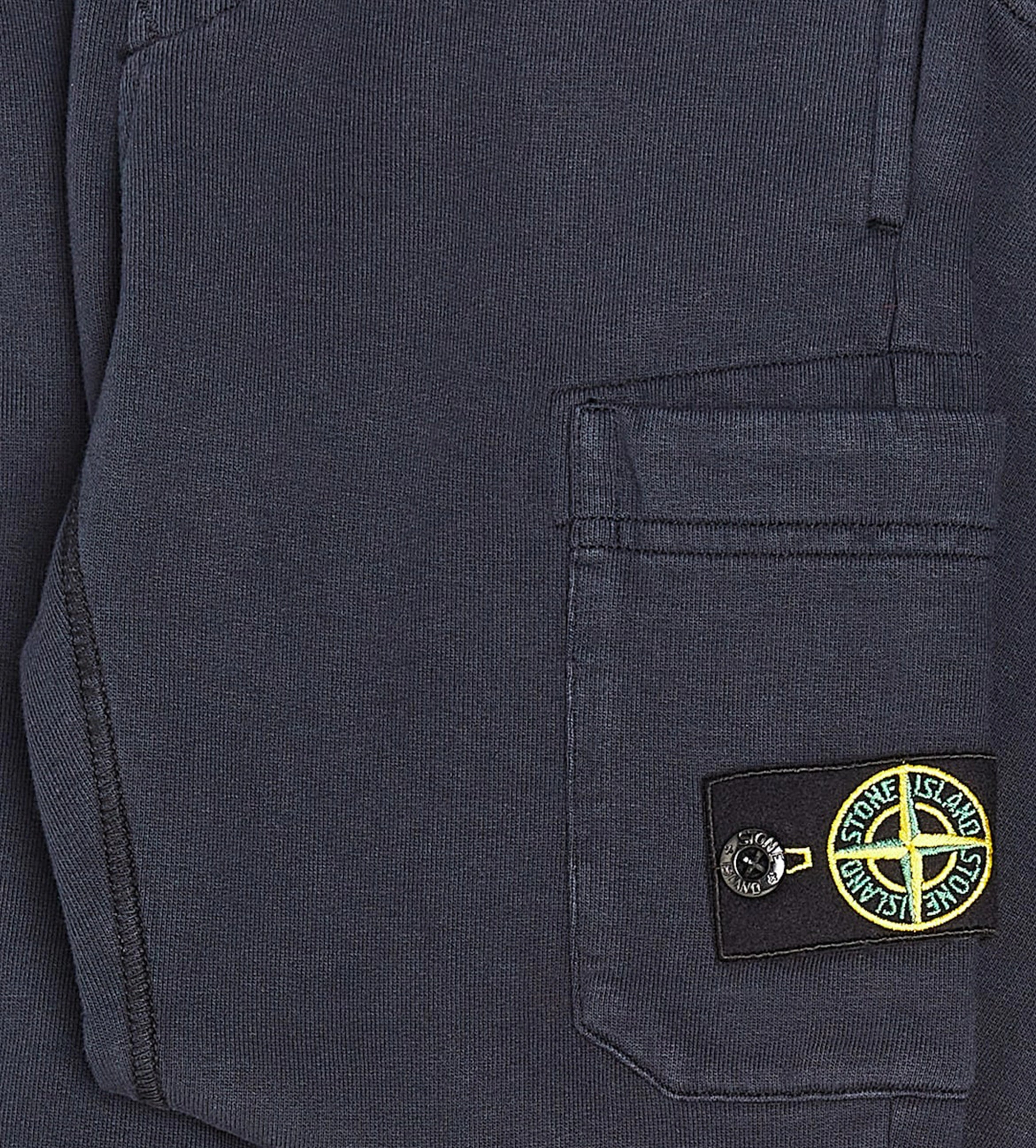 Side Logo-patch Detail Trousers Navy Blue