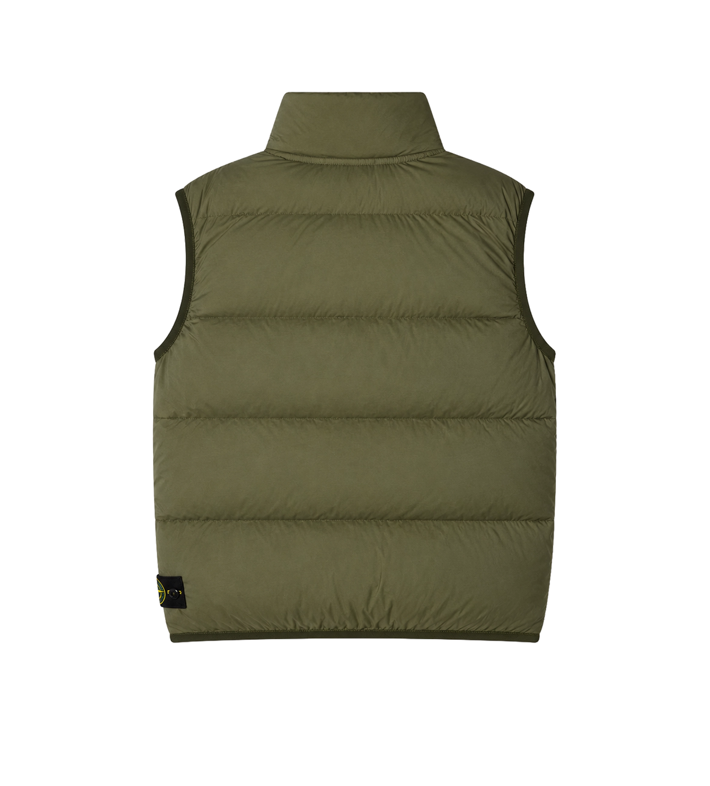 Kids Compass Quilted Down Vest Green