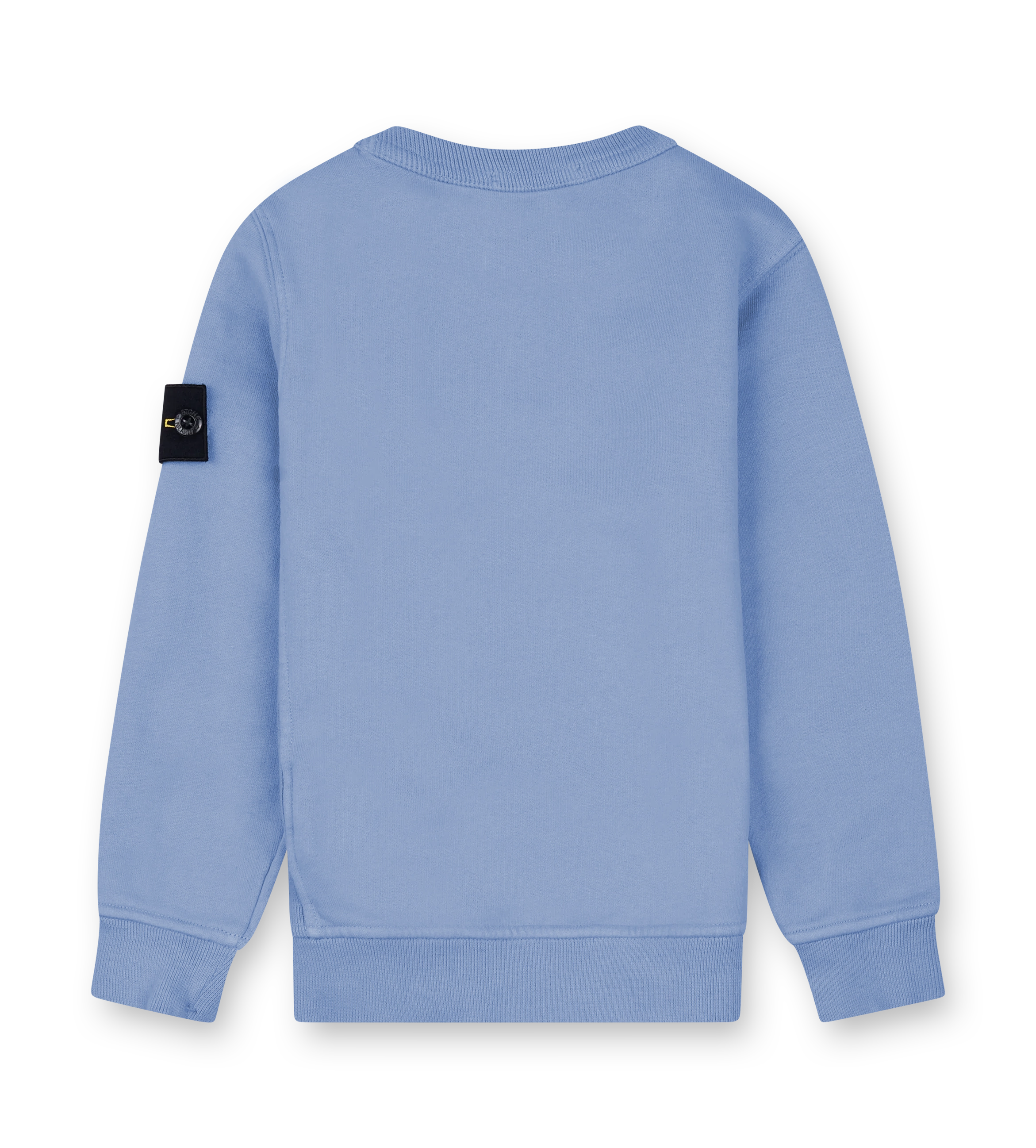 Stone Island Kompas-patch Crewneck Trui in Poederblauw (Kids)