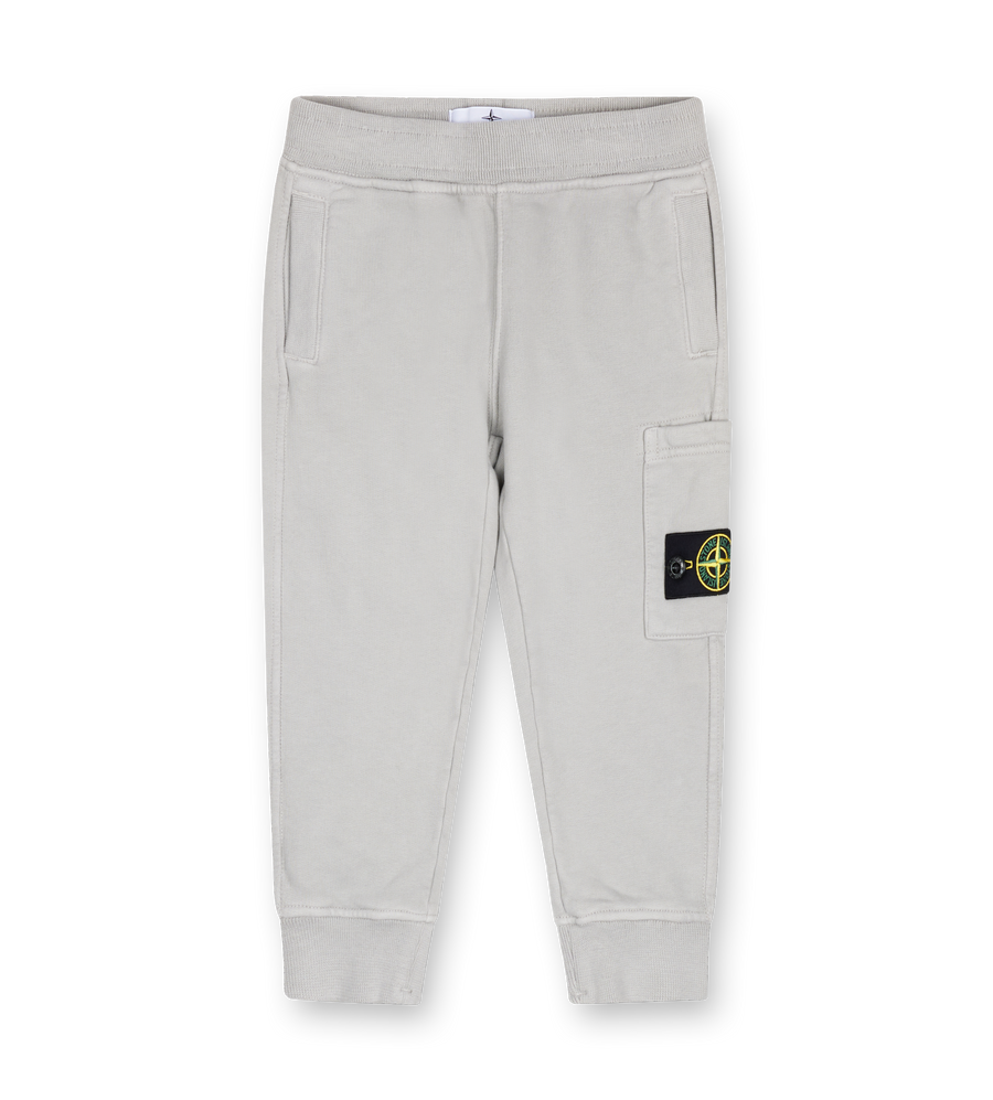 Stone Island Junior Cotton Jogging Trousers in Dust (Kids)