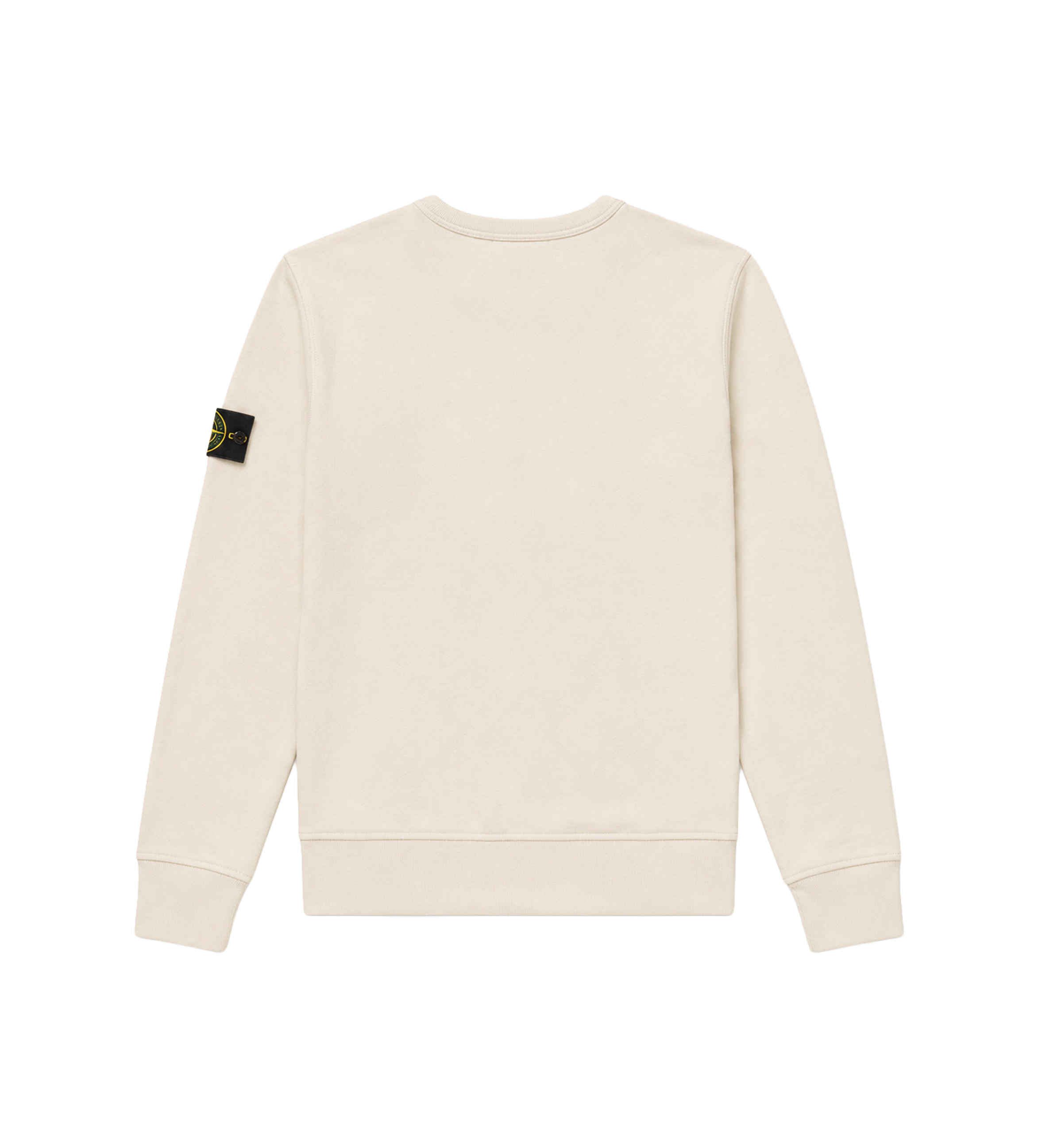 Stone Island Junior Compass Badge Sweatshirt in Beige