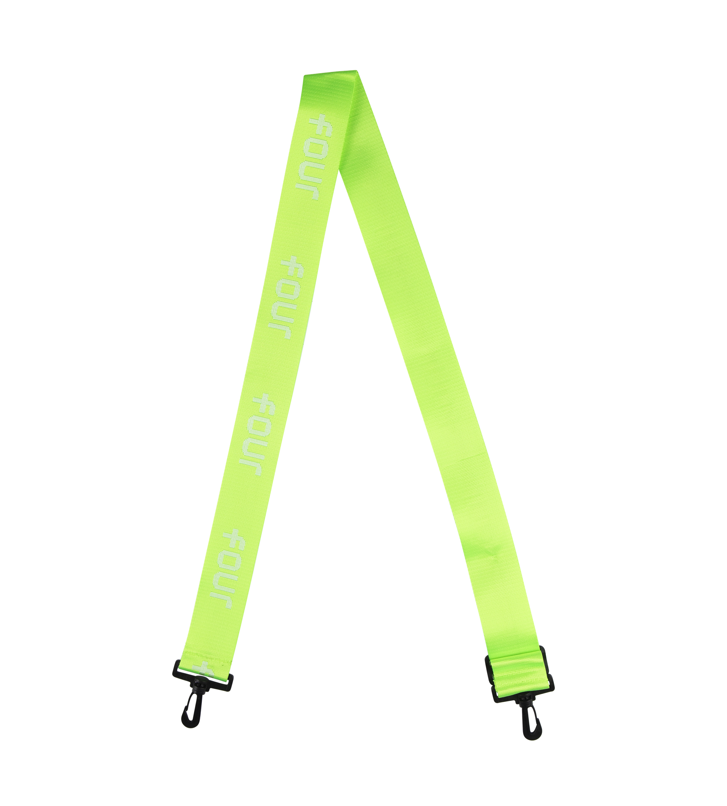FOUR Logoband neon limoengroen