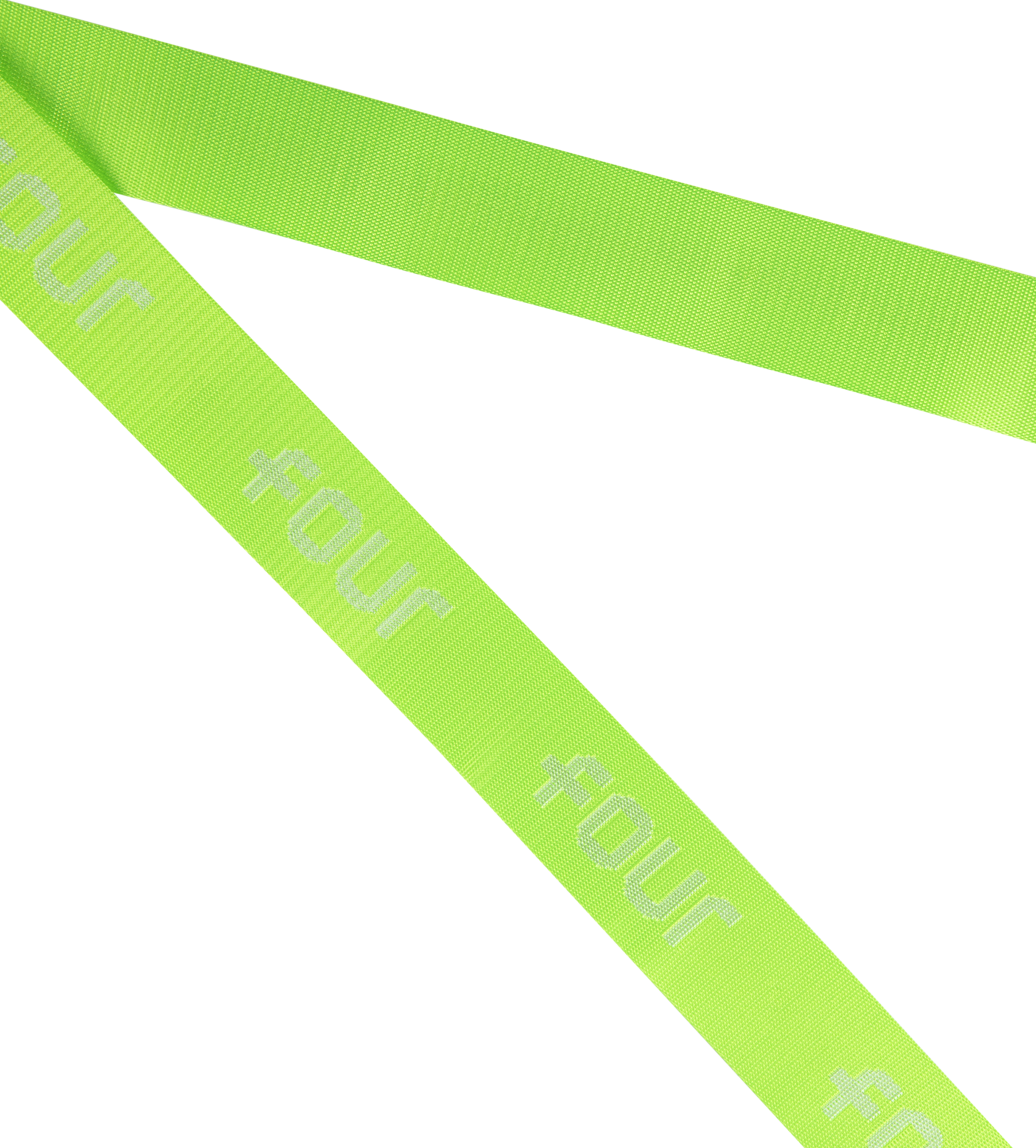 FOUR Logoband neon limoengroen