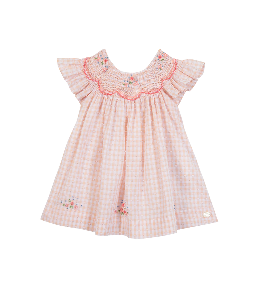 Tartine et Chocolat Cotton Children’s Dress in Pink