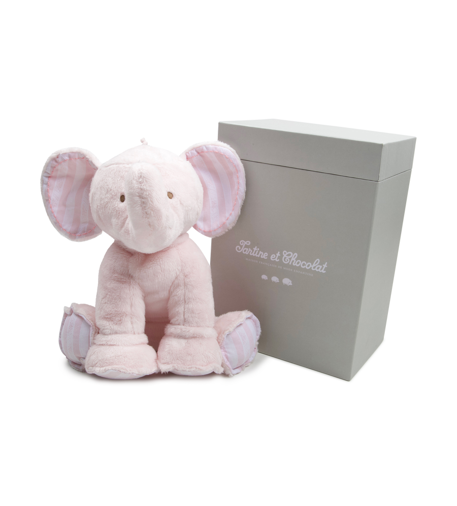 Tartine et Chocolat Ferdinand the Elephant in Pale Rose