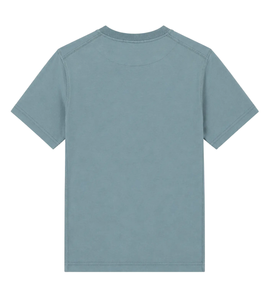 Kids Compass Logo T-Shirt Ash Blue