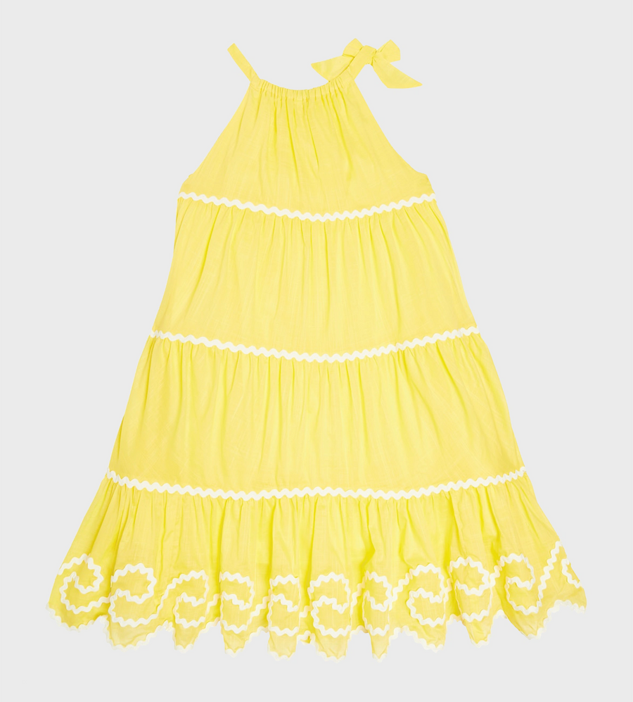Halter Dress Yellow