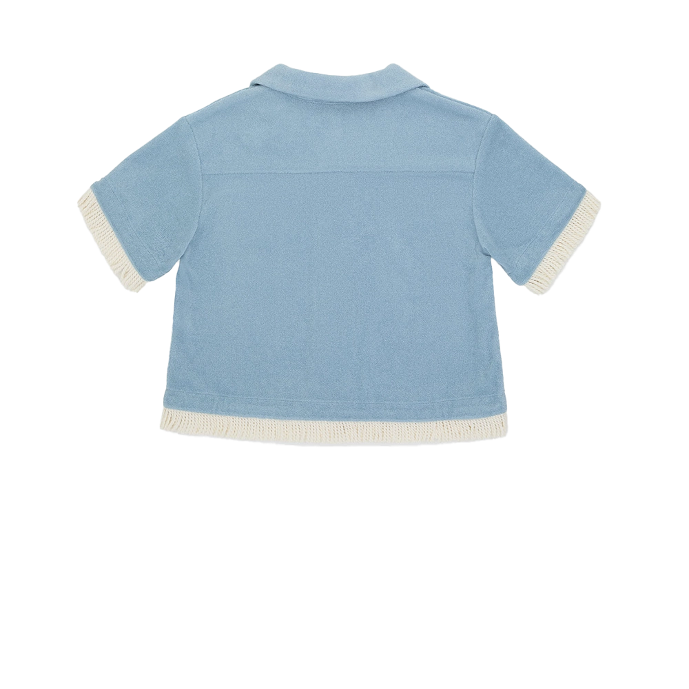 Zimmermann Awaken Terry Top in lichtblauw (kinderen)