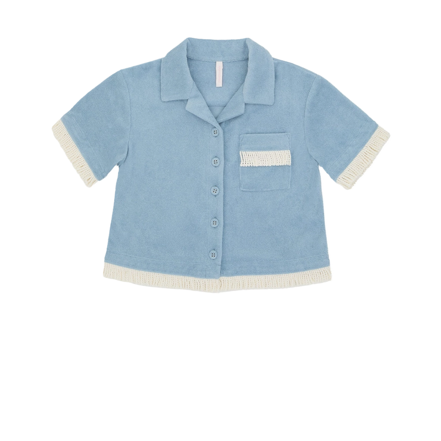 Zimmermann Awaken Terry Top in Light Blue (Kids)