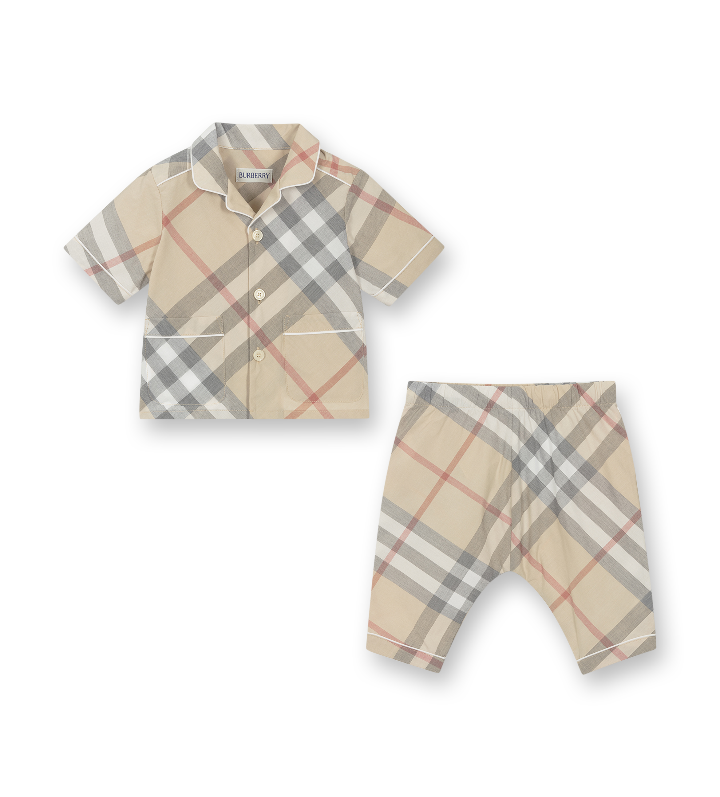 Two-piece Baby Gift Set Pale Stone – FOUR Kids Two-piece Baby Gift Set Pale Stone – FOUR Kids