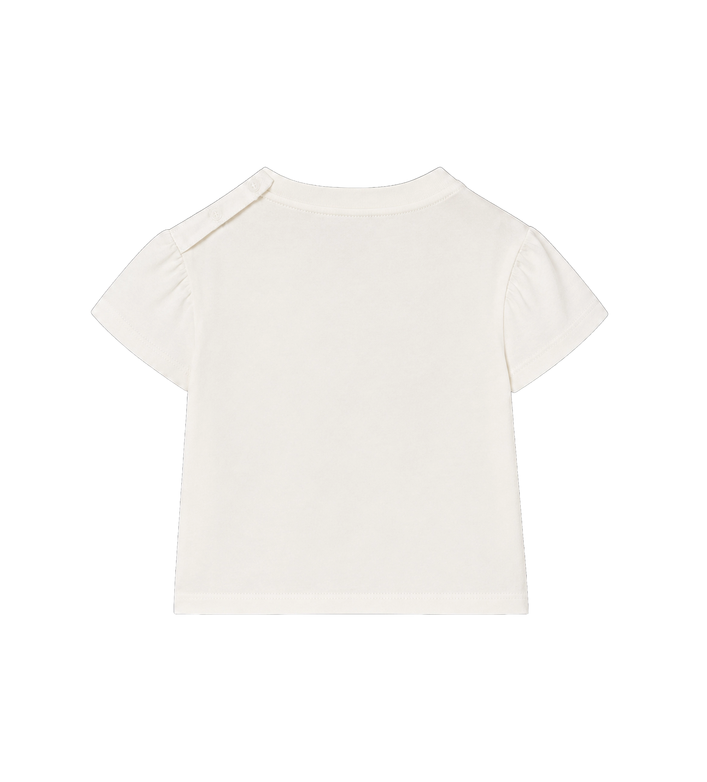 Baby Katoenen T-shirt met geruite strik