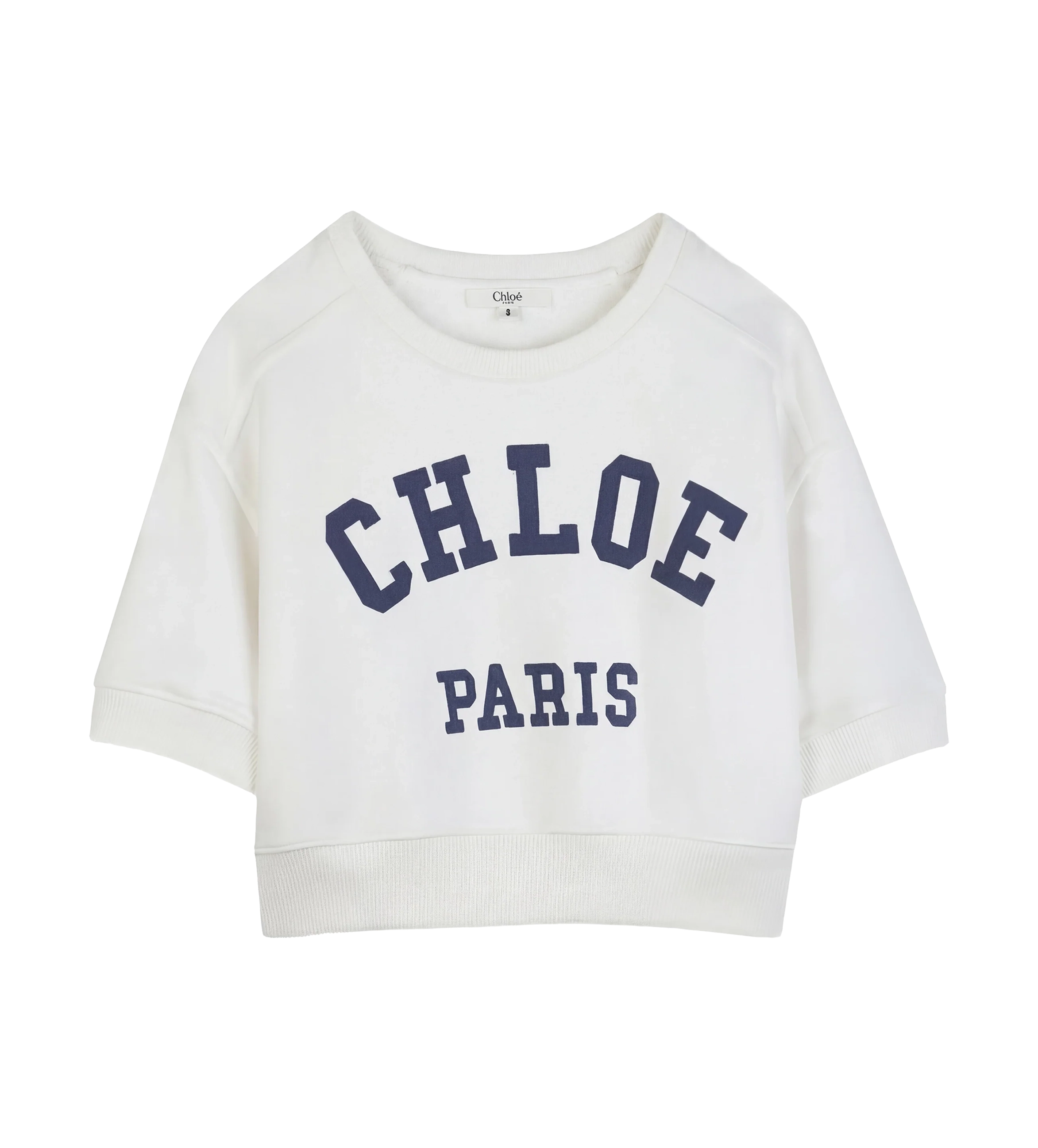 Chloé Kids Logo Sweatshirt in White