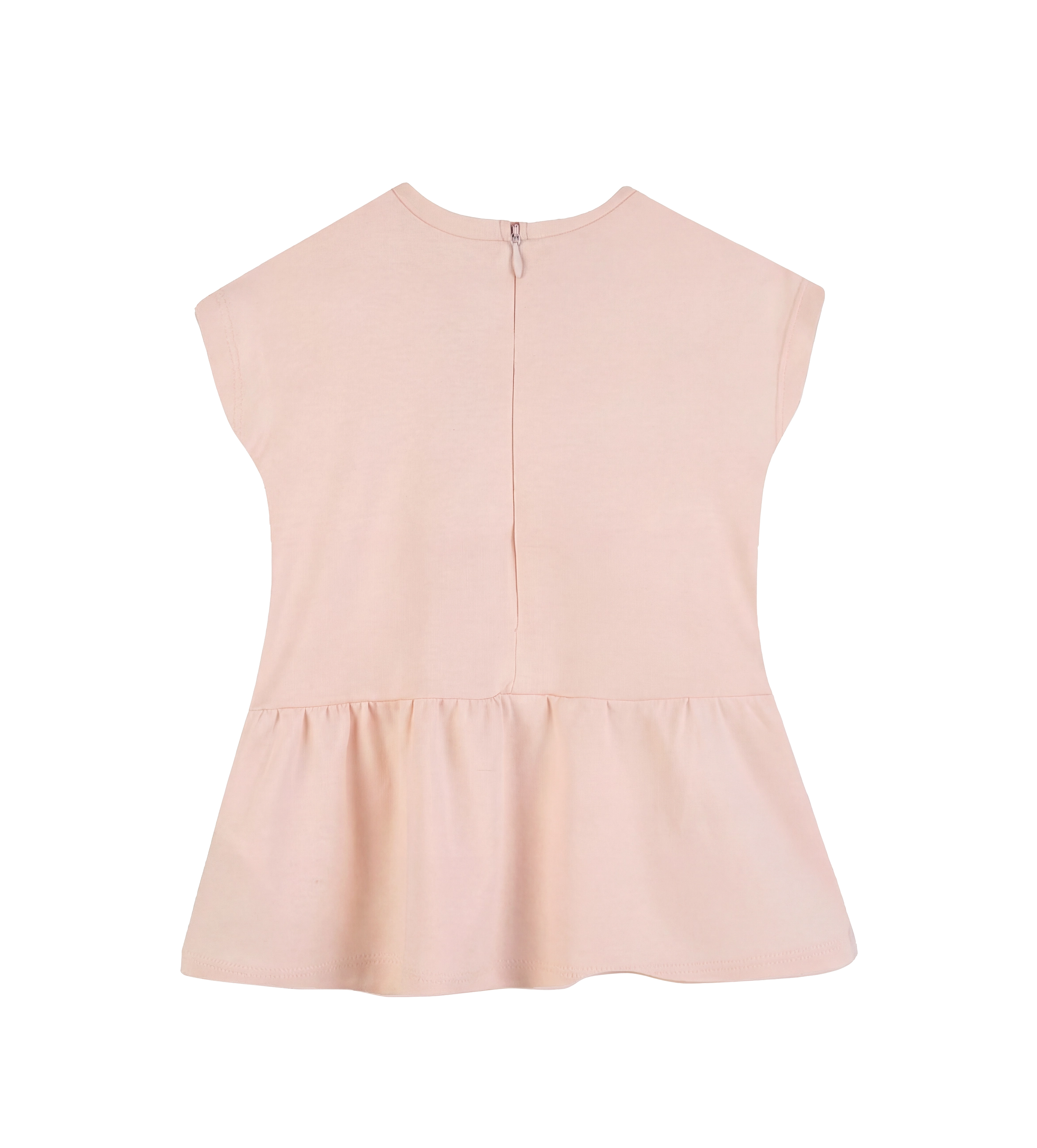 Chloé Kids Dress With Embroidered Logo in Pink