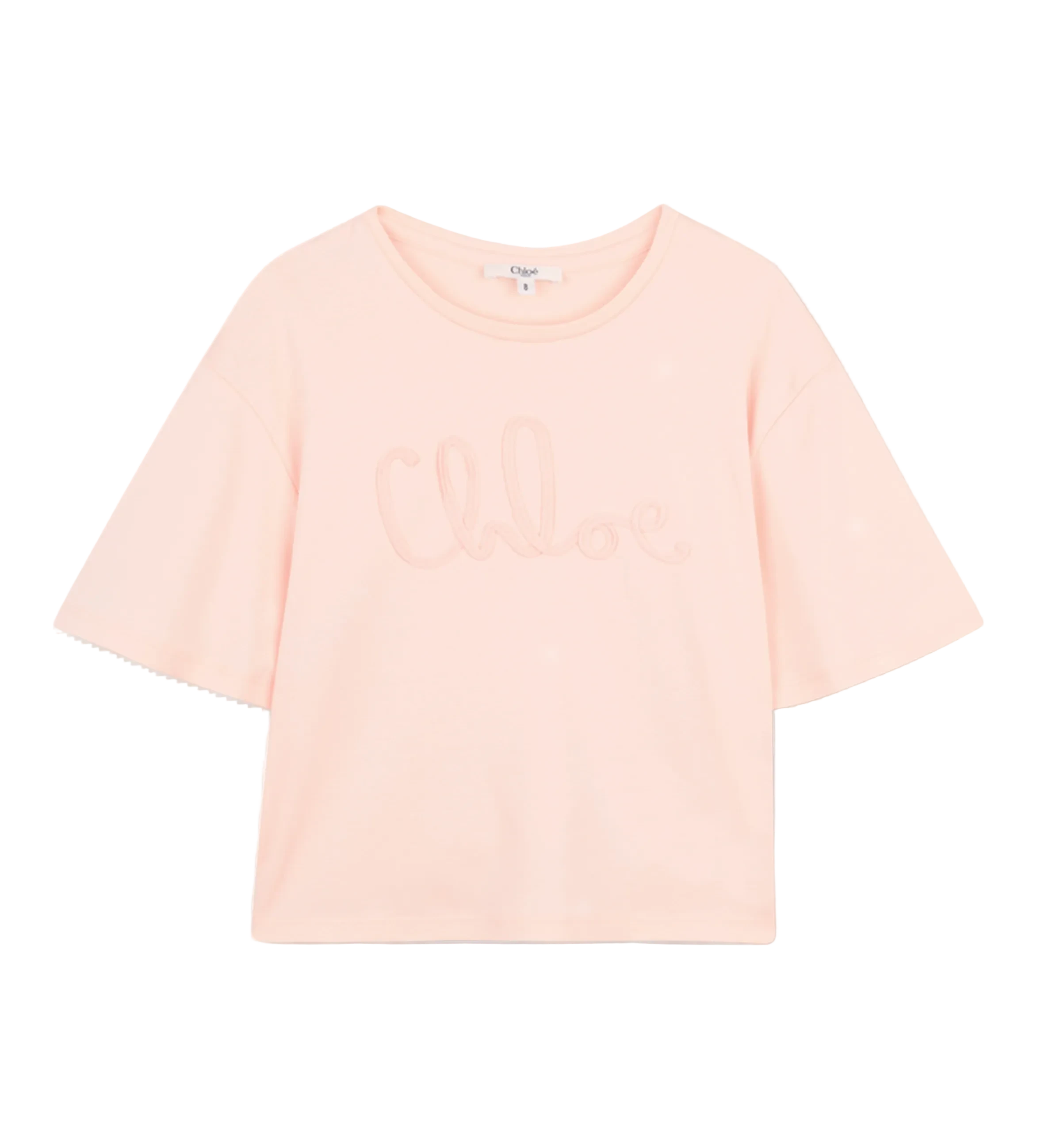 Chloé Short Sleeve T-Shirt in Pink