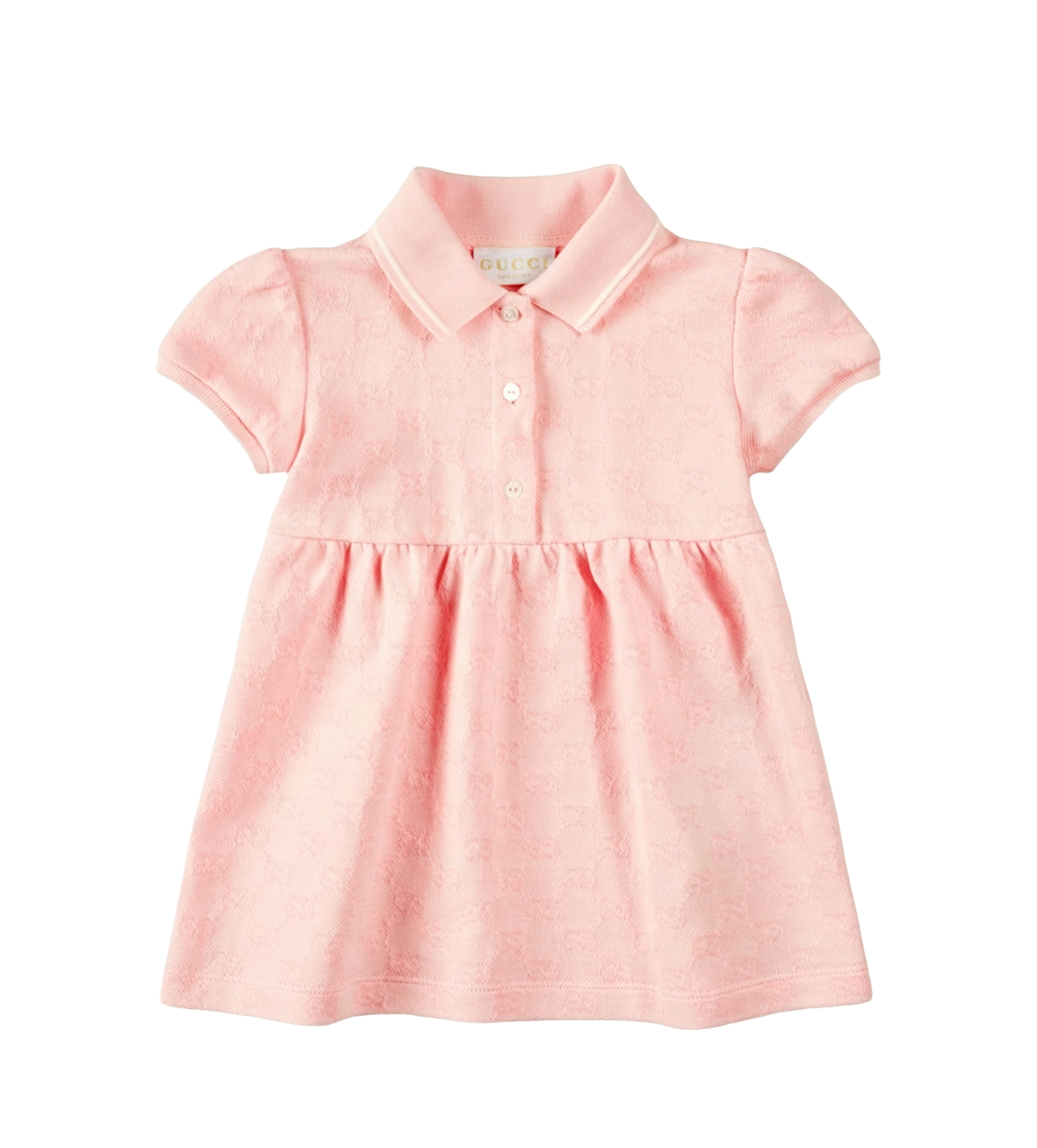 Gucci Baby GG katoenen jurkje in roze