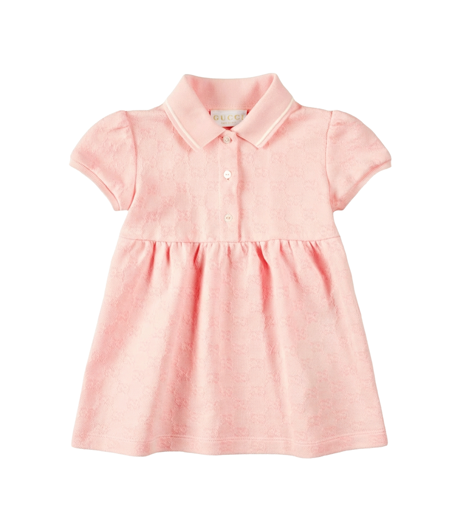 Gucci Baby GG katoenen jurkje in roze