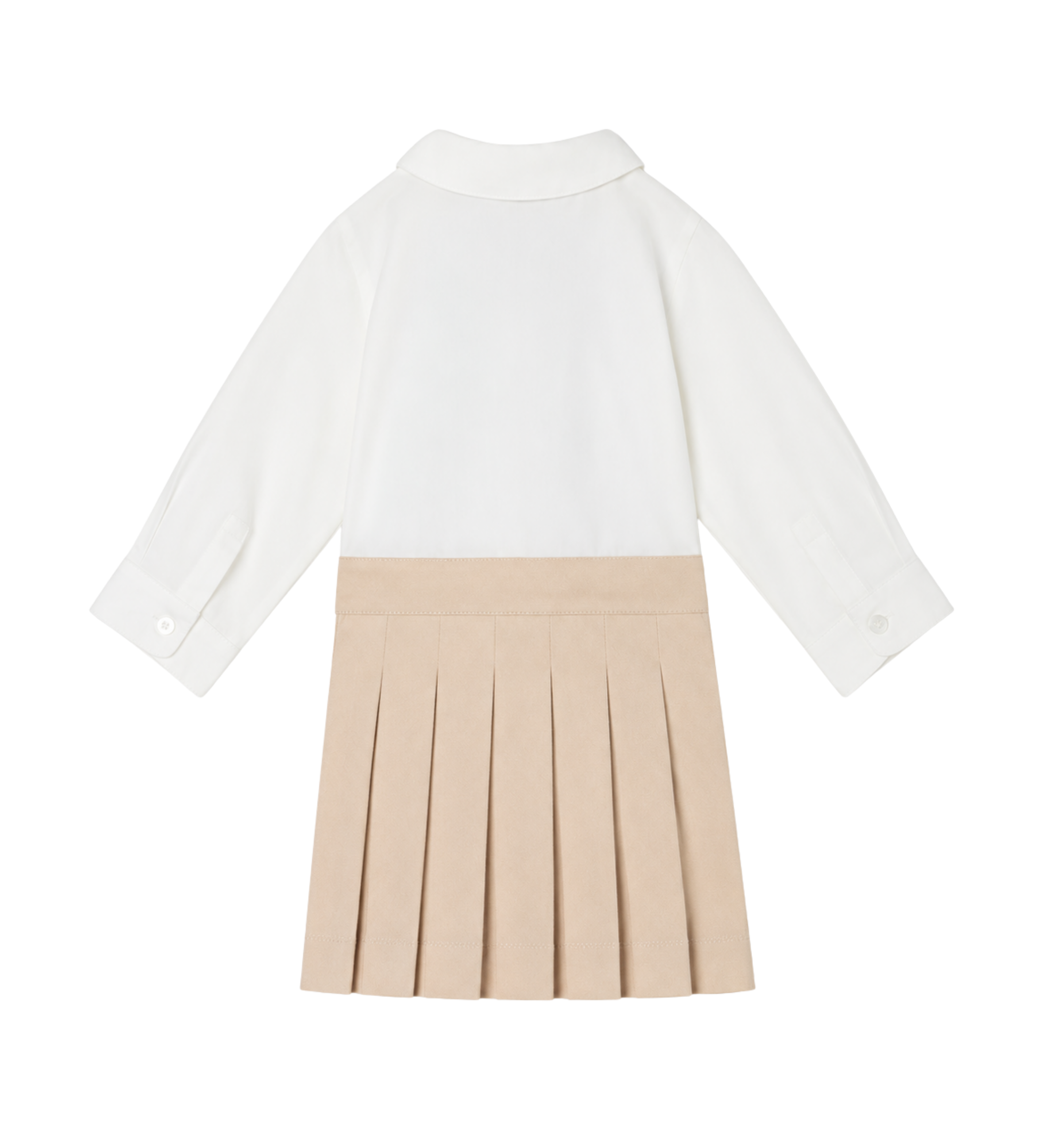 Kids Dress White/Beige