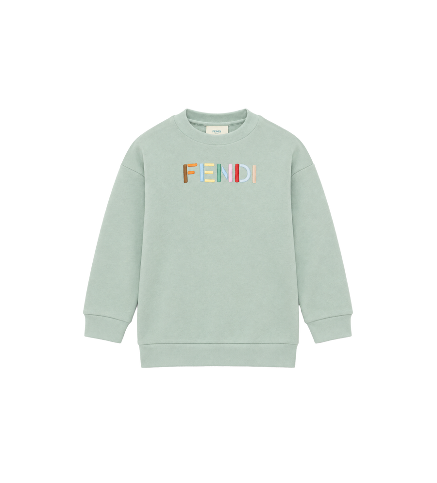 Baby Geborduurd Logo Trui Groen