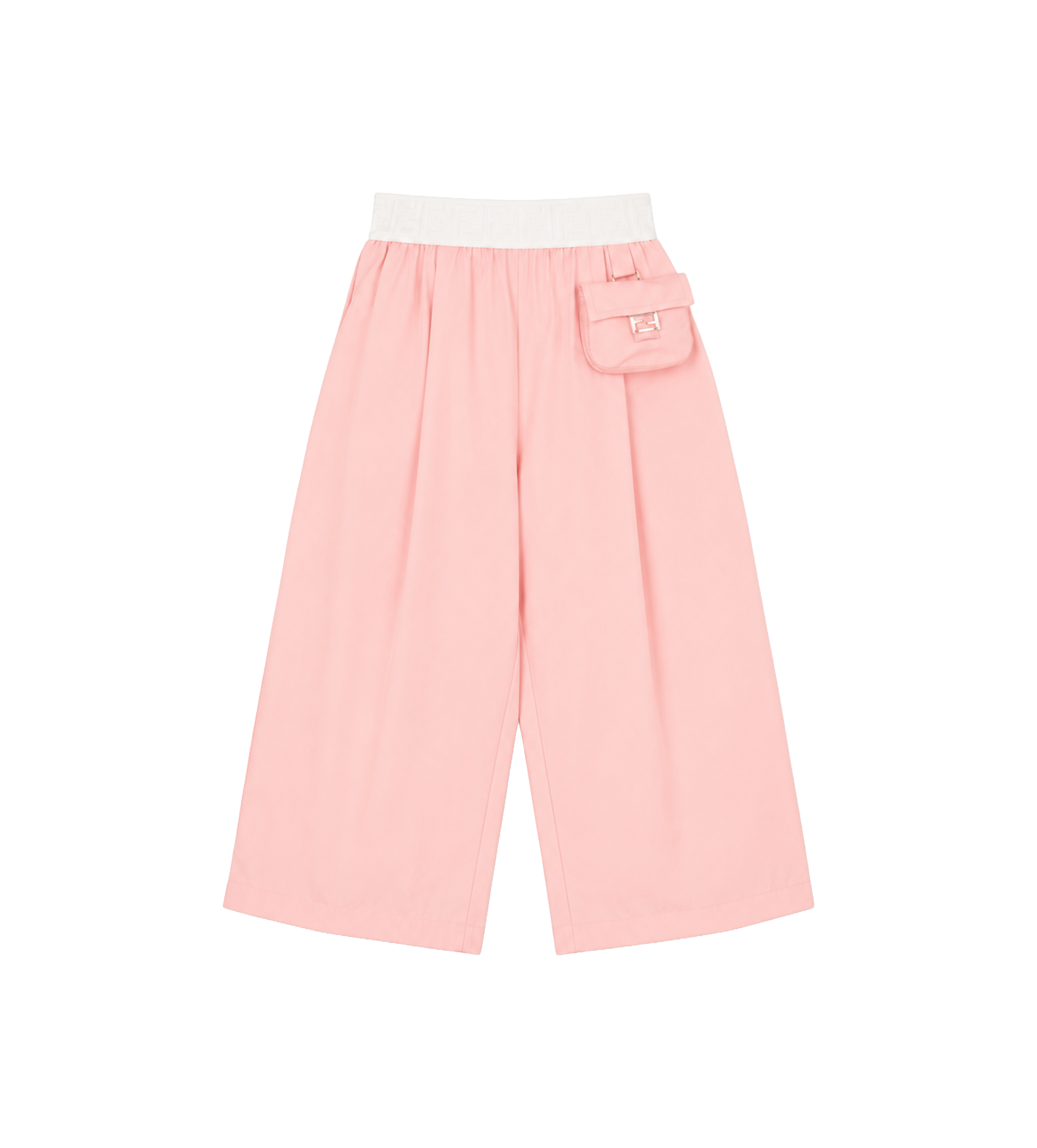 Fendi Kids Shorts with Baguette Pocket in Pink