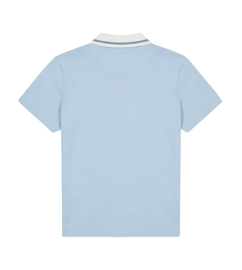 Fendi Polojersey in lichtblauw