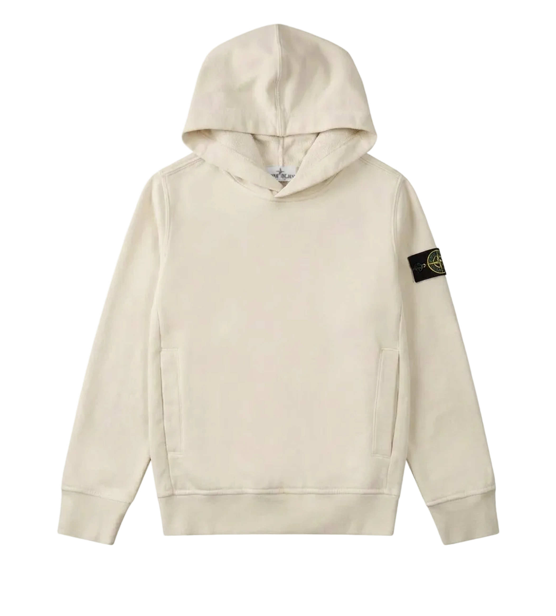 Stone Island Sweatshirt met capuchon van katoenfleece – Sweatergips (KIDS)