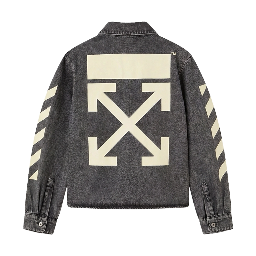 Off-White Denimoverhemd in zwart