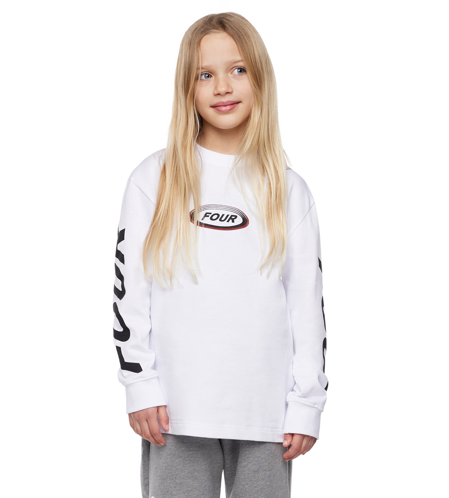 Reconstructed Circles Longsleeve White