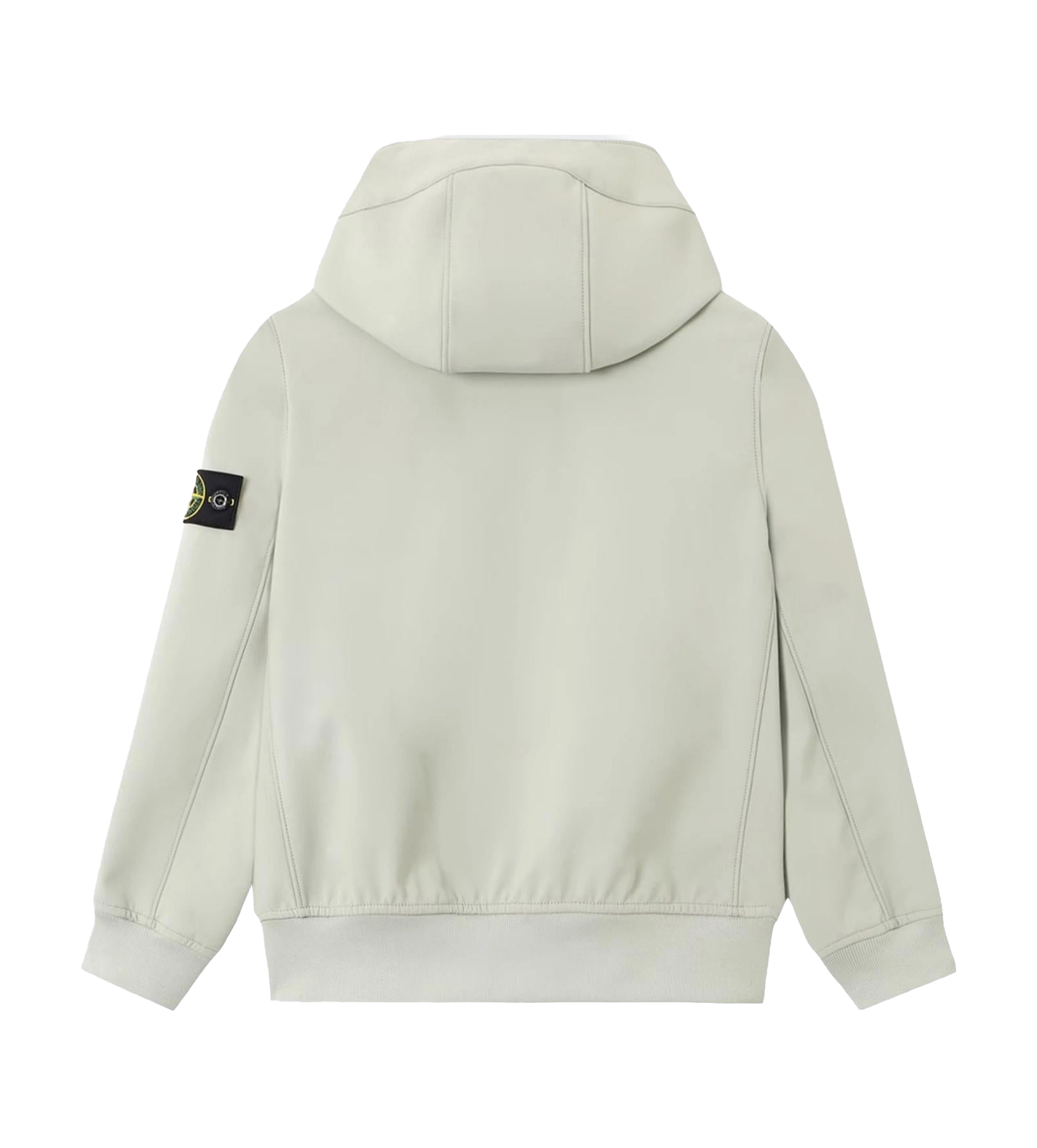 Stone Island Junior Short Parka in Parelgrijs