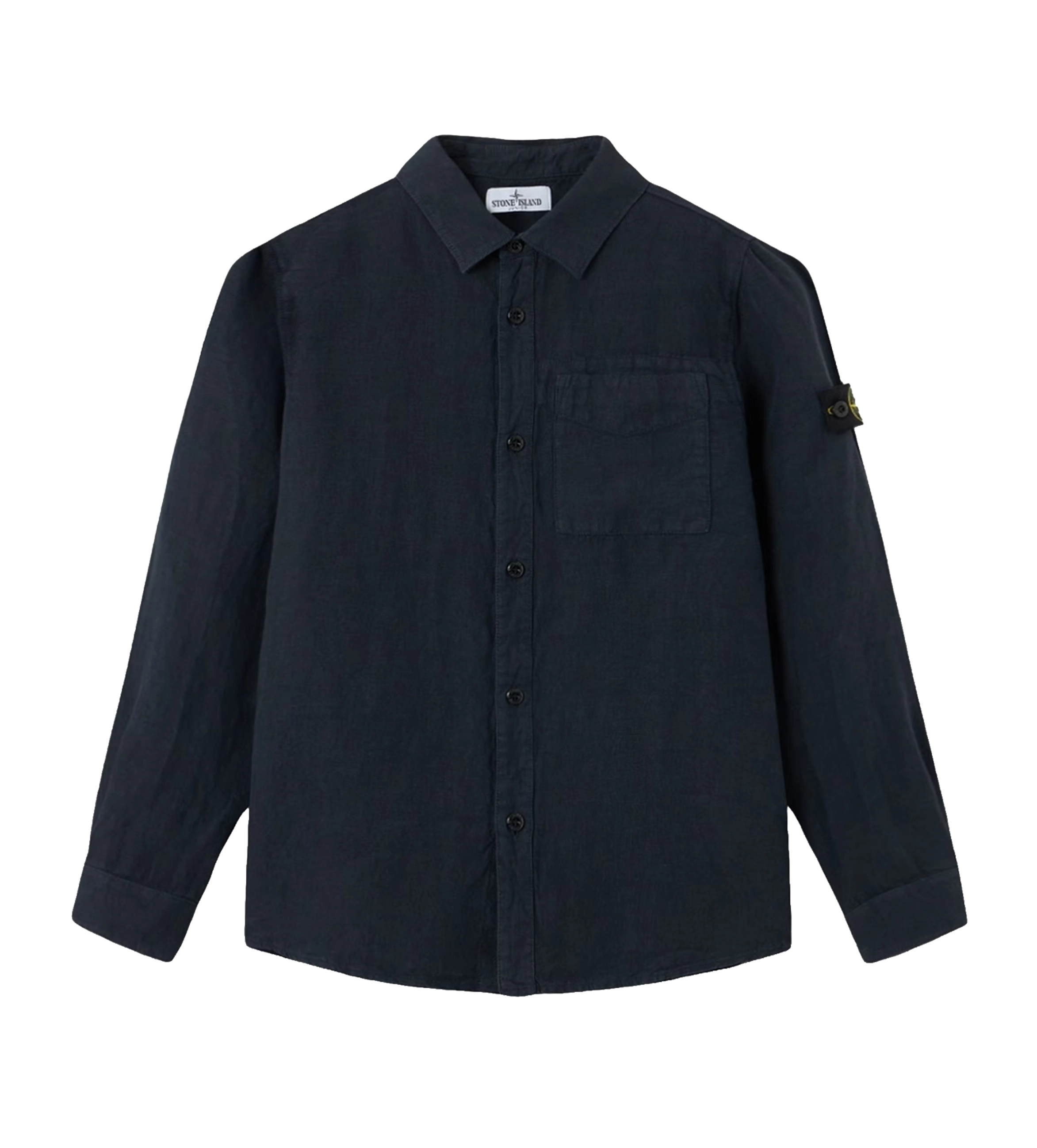 Stone Island Junior Regular Fit Overshirt in Navy Blue (Kids)
