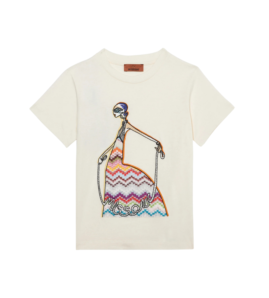 Kids Logo T-shirt Ivoor