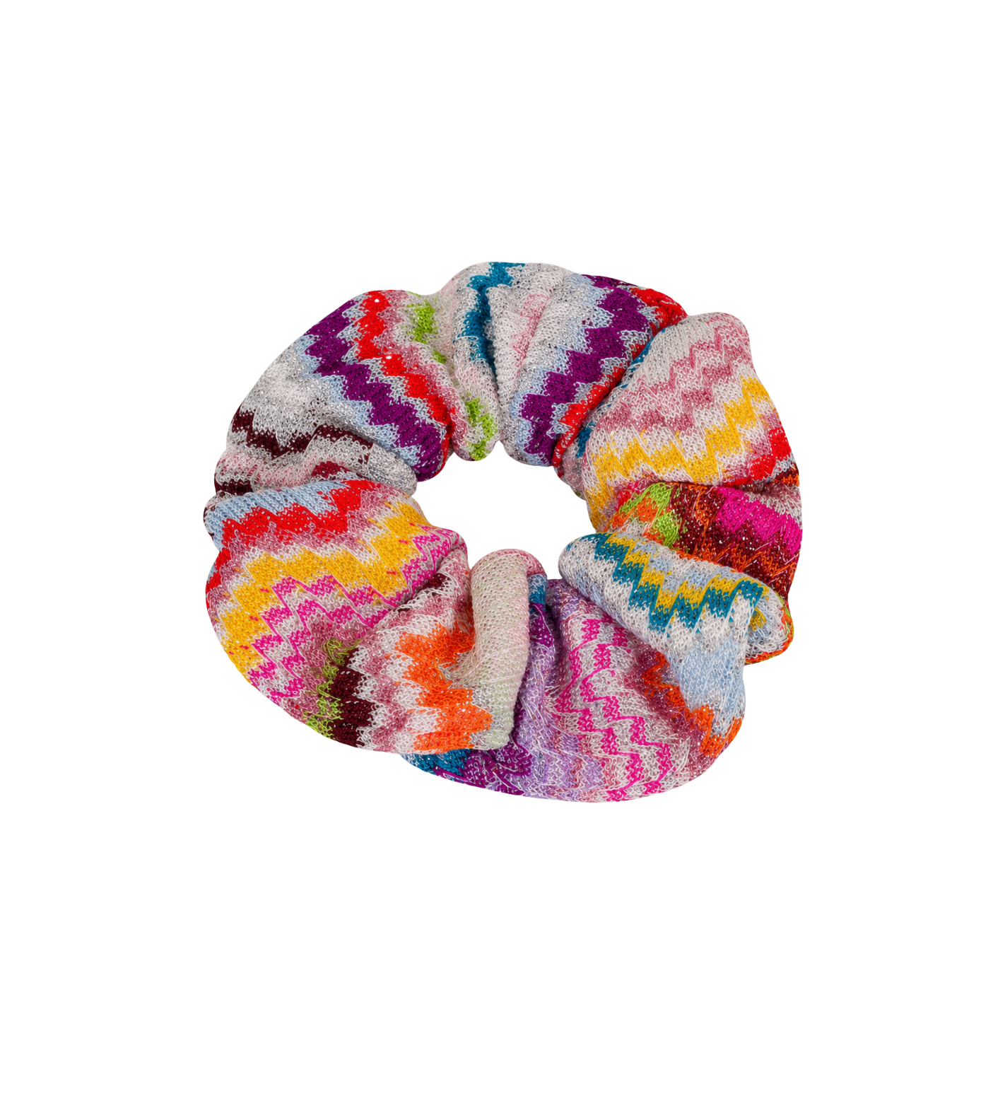 Kids Zigzag scrunchie veelkleurig
