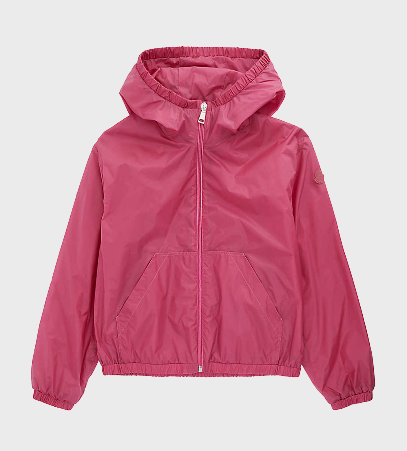 Pink top red windbreaker