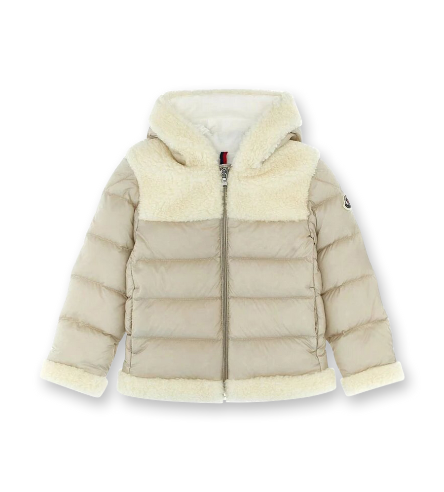 Moncler Enfant Dofi Jacket in Beige (Baby)