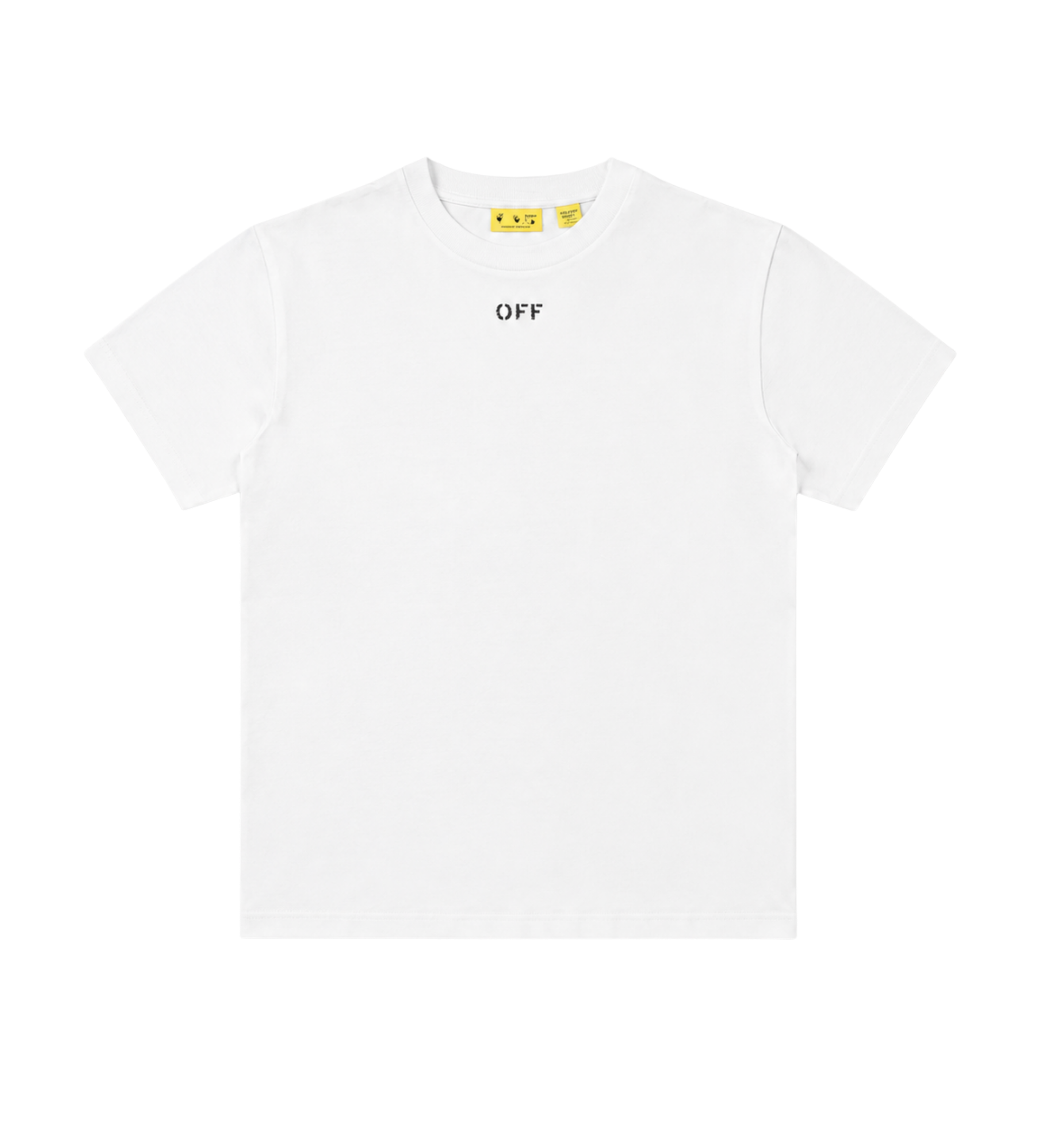 Kids Arrow Verf Logo T-shirt Wit