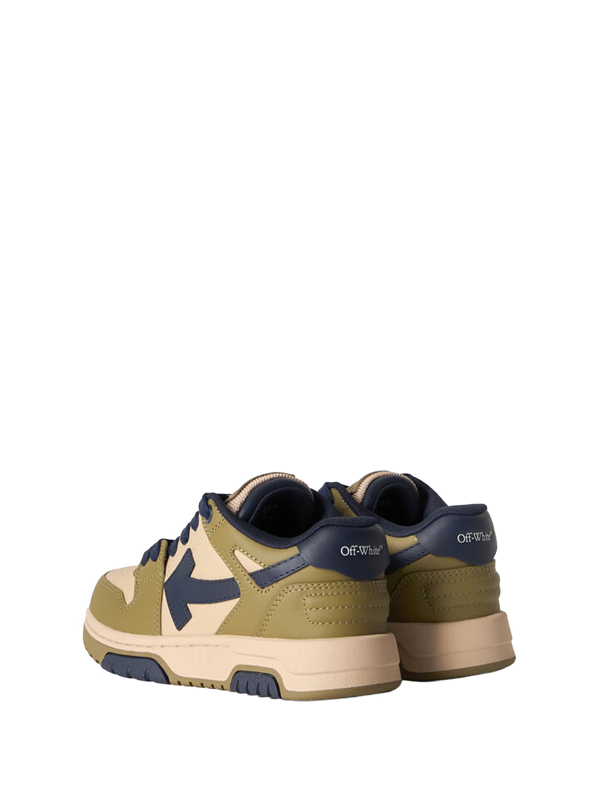 Off-White Out Of Office Sneakers in Olive Green