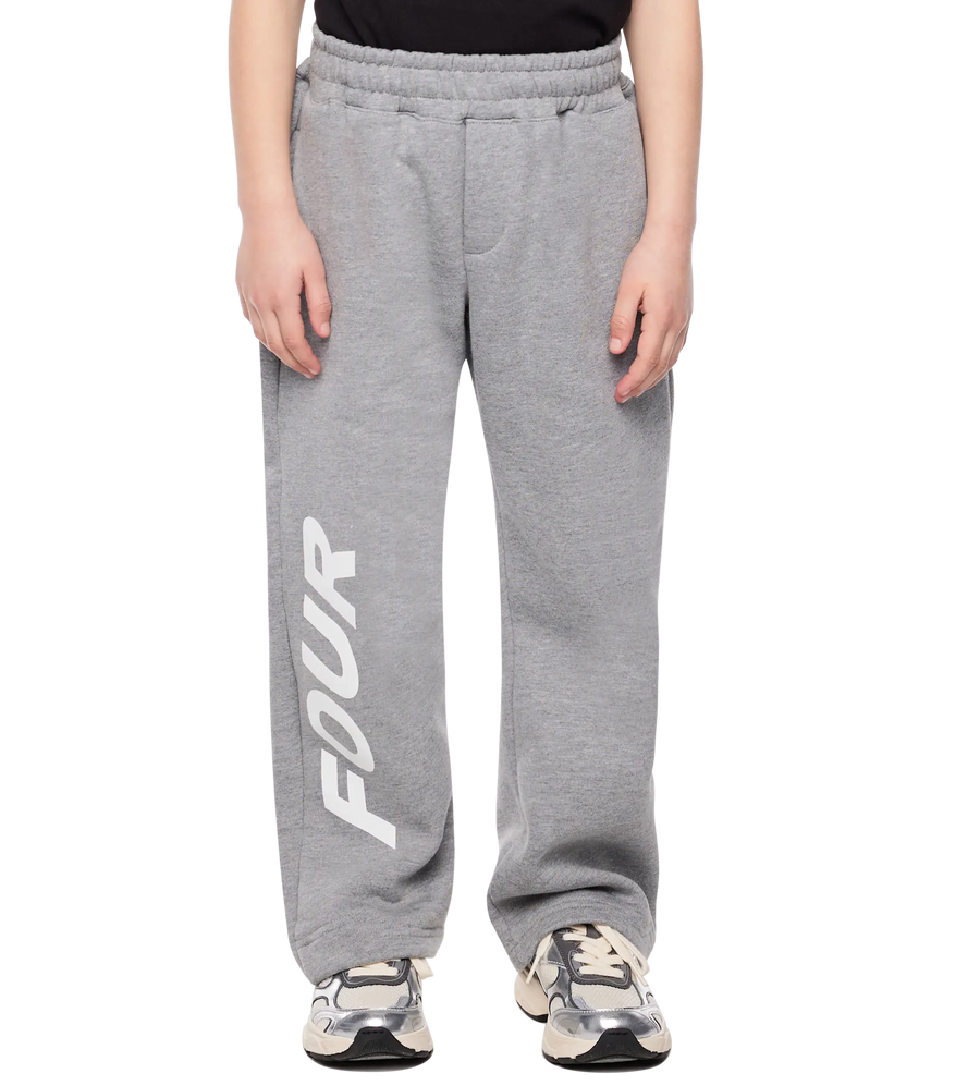 Reconstructed Circles Straight Leg Pants Grey Melange