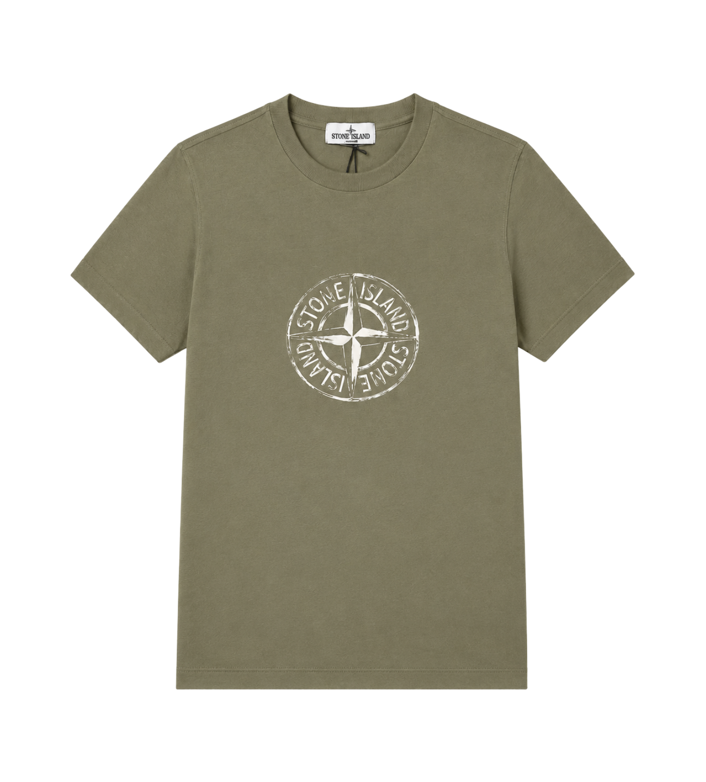 Logo Print T-Shirt Sage Green