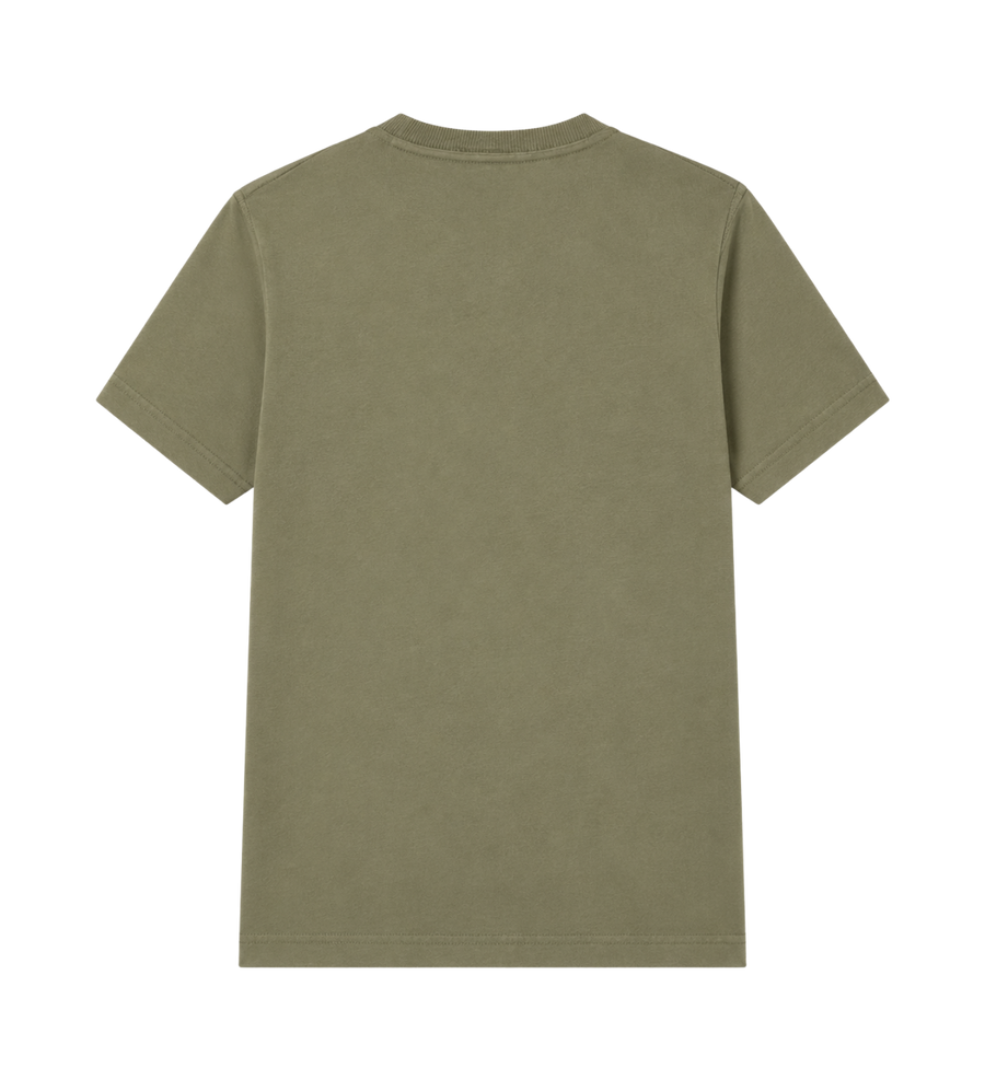 Kids Logo Print T-Shirt Dark Green