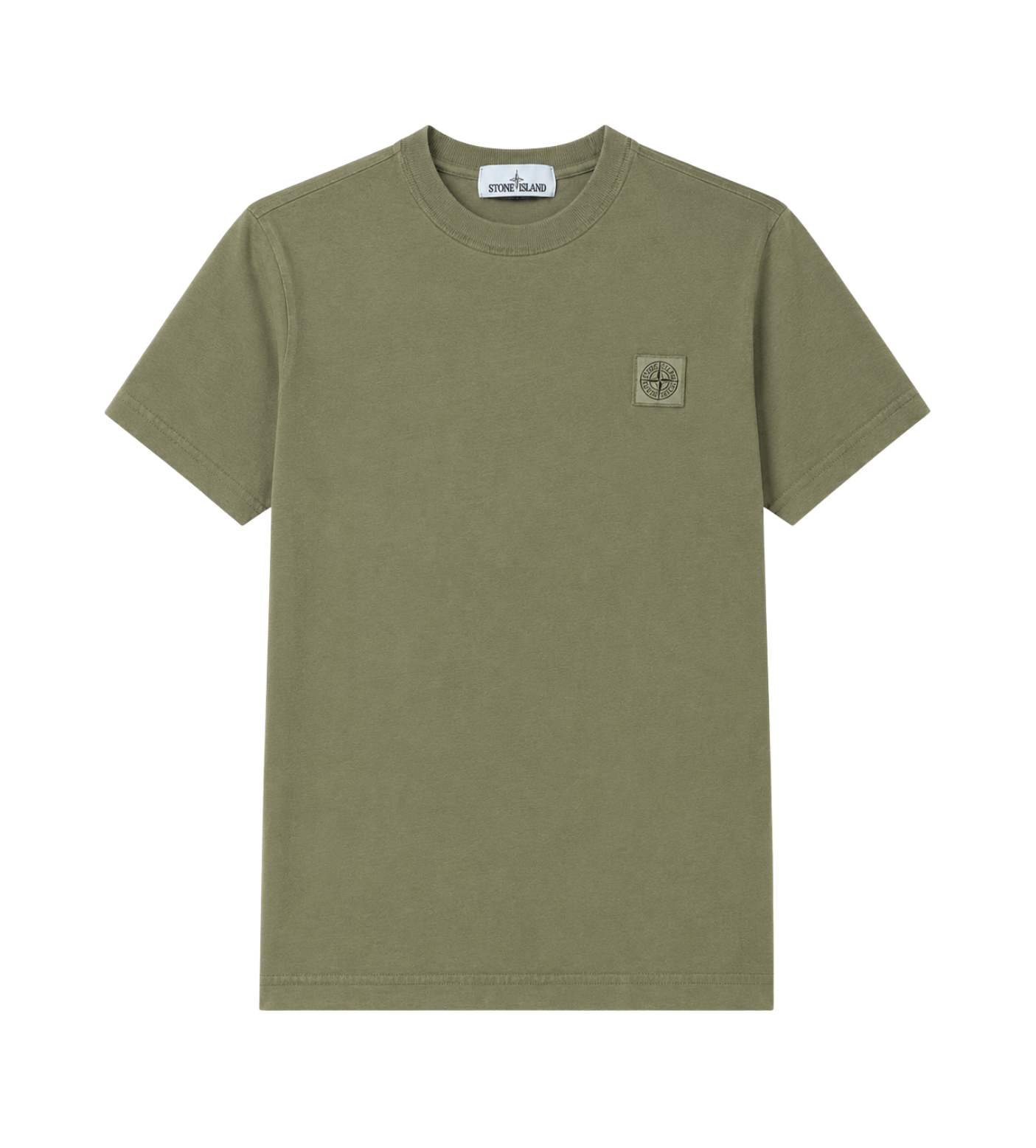 Kids Logo Print T-Shirt Dark Green