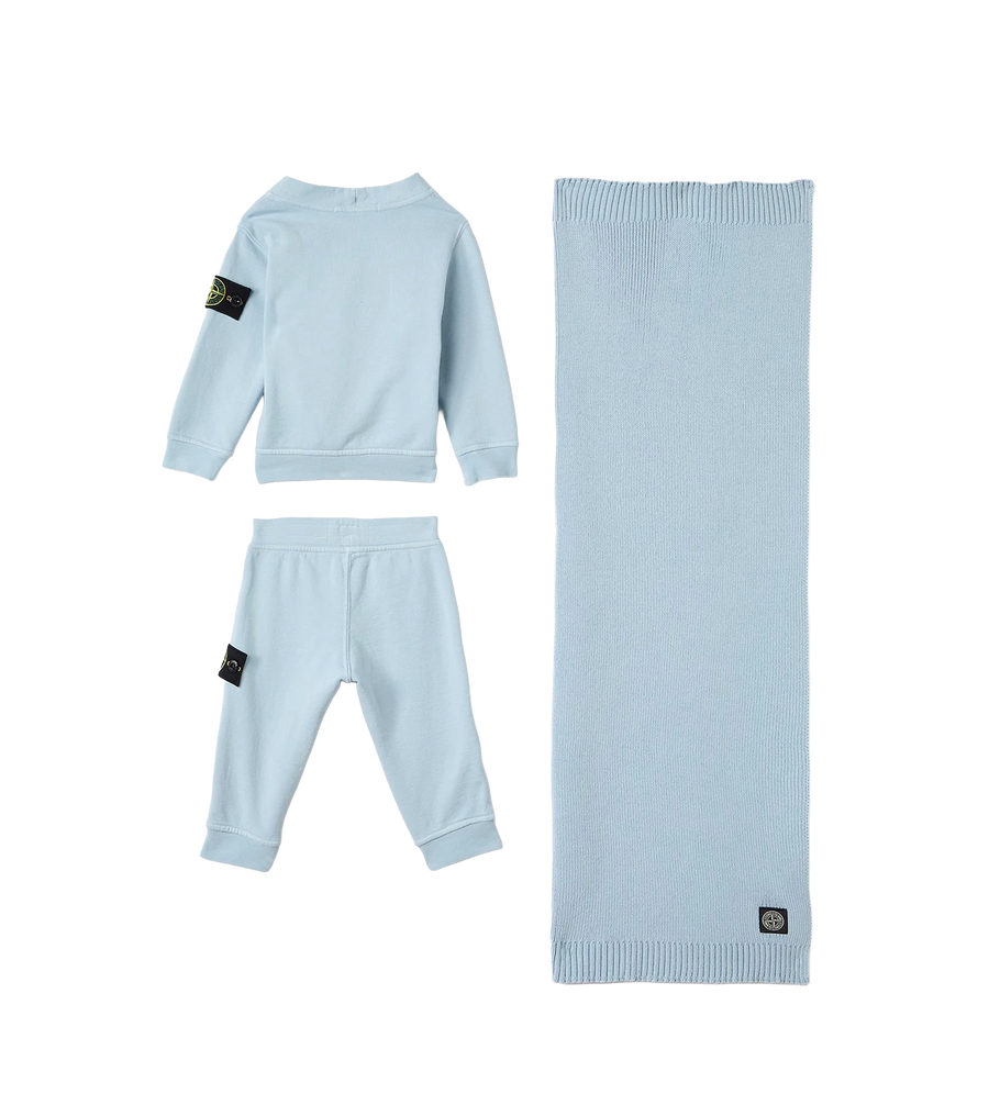 BabyDriedelige set in hemelsblauw