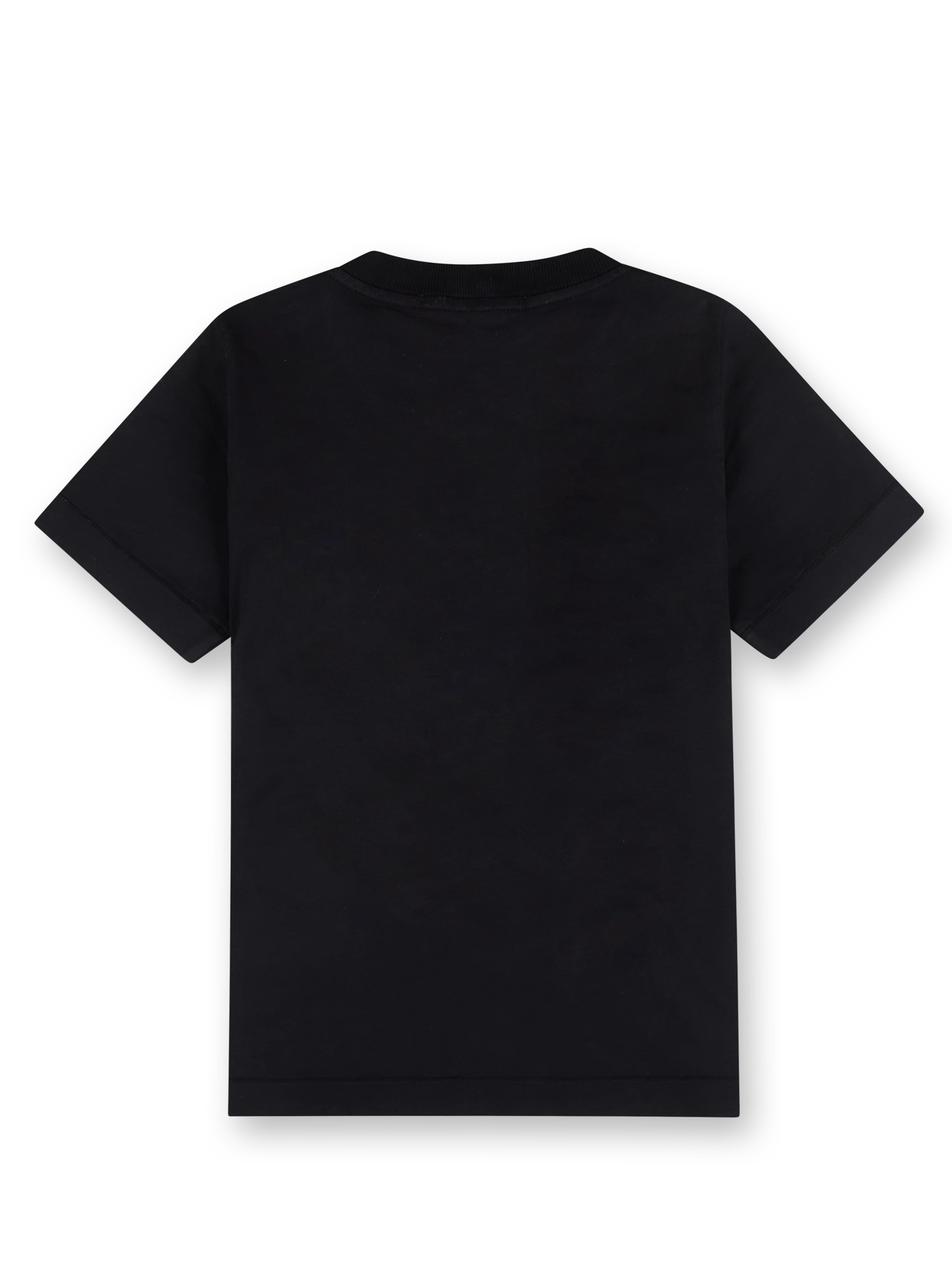 Stone Island Junior T-shirt met logopatch in zwart