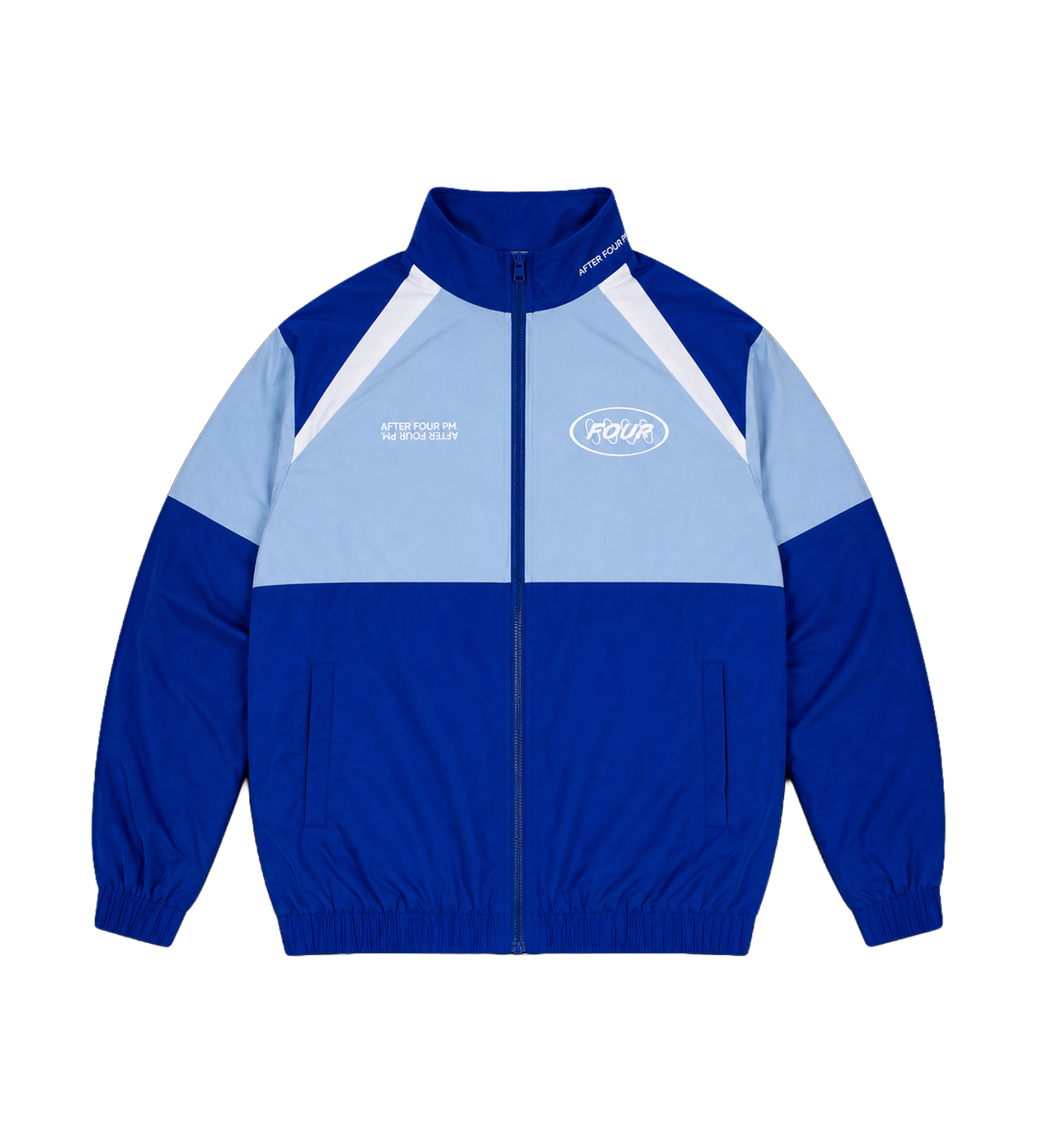 Contained Circles Zip Off Sleeve Jas Donkerblauw